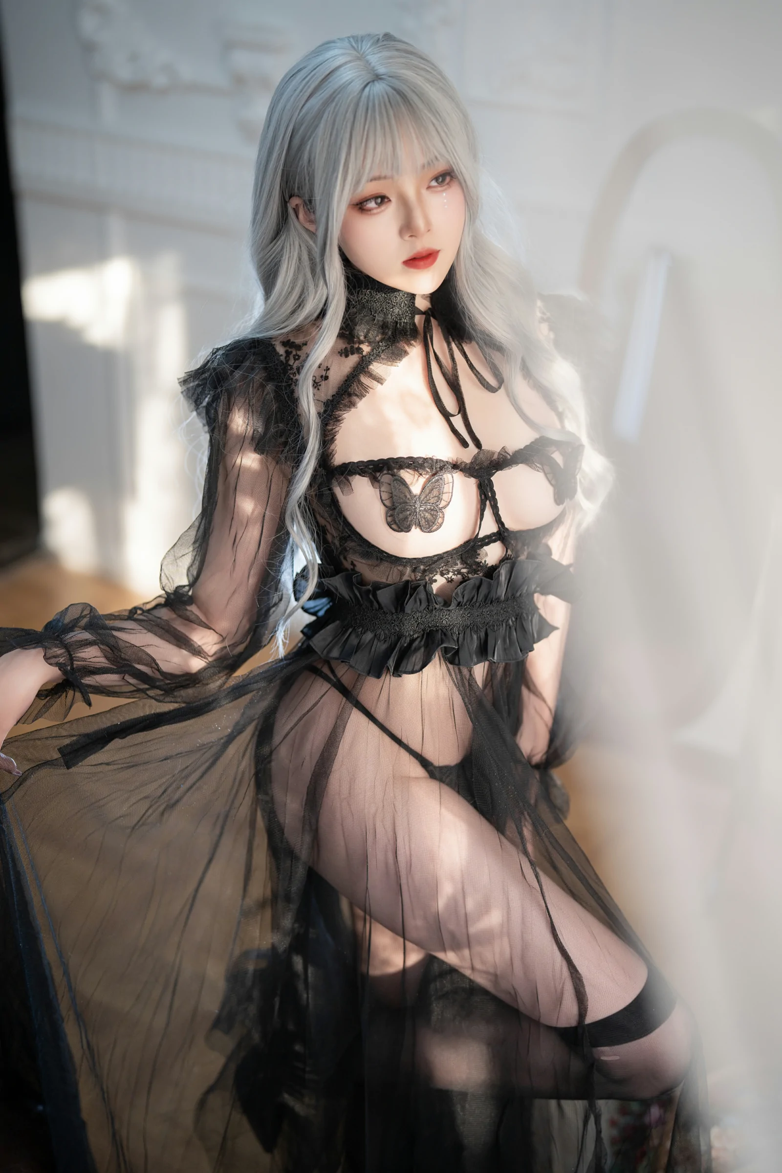 Natsuko夏夏子 – 黑蝴蝶 [62P]插图4