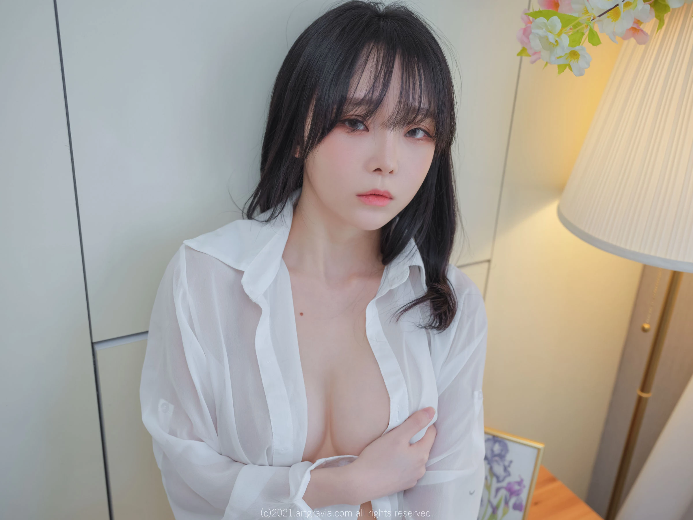 [ARTGRAVIA] VOL.261 Ming Sunha – 白衬衫女友居家诱惑插图8