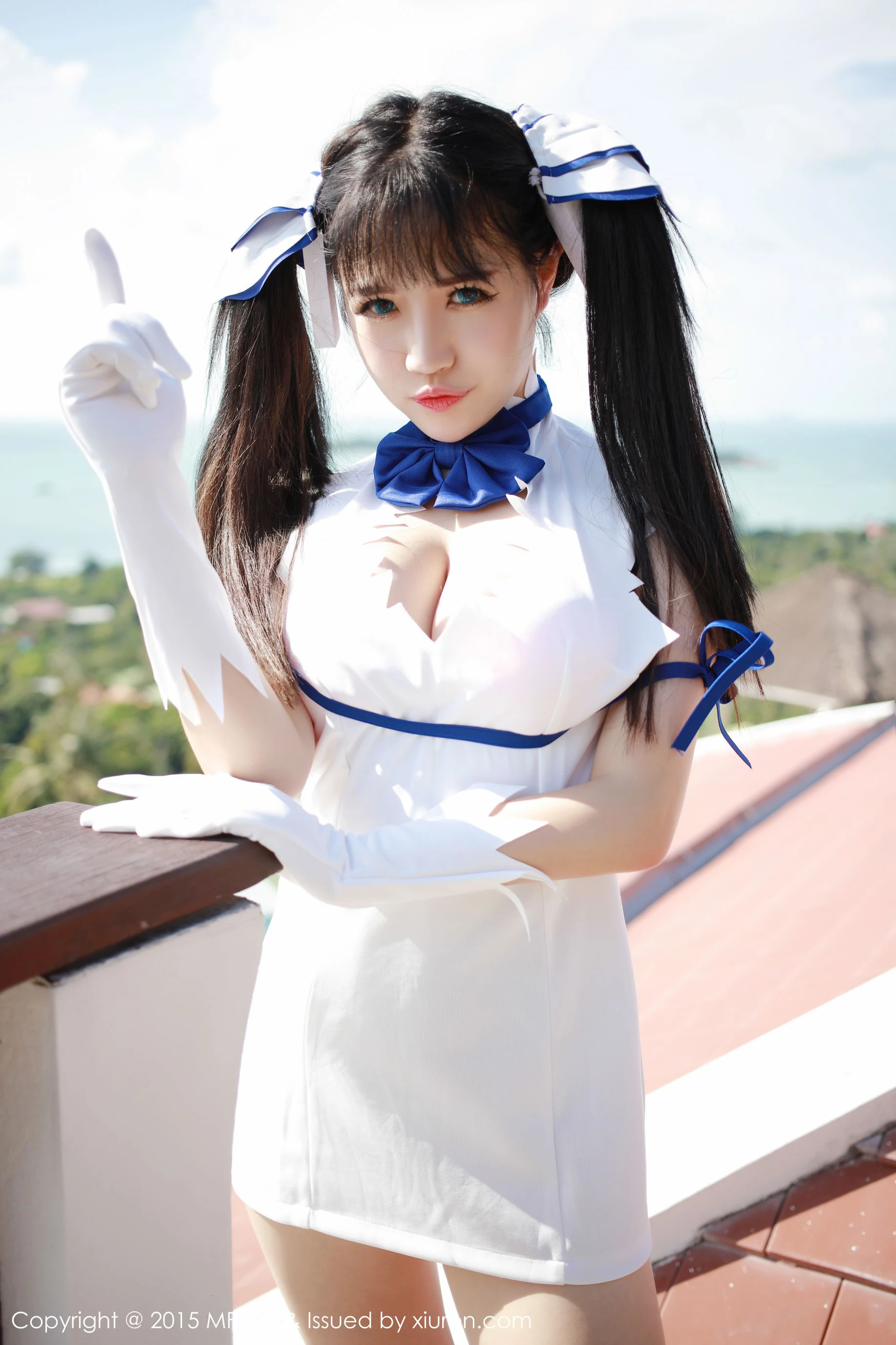 徐cake《苏梅旅拍》COSPLAY+性感泳装 模范学院 Vol.036插图3