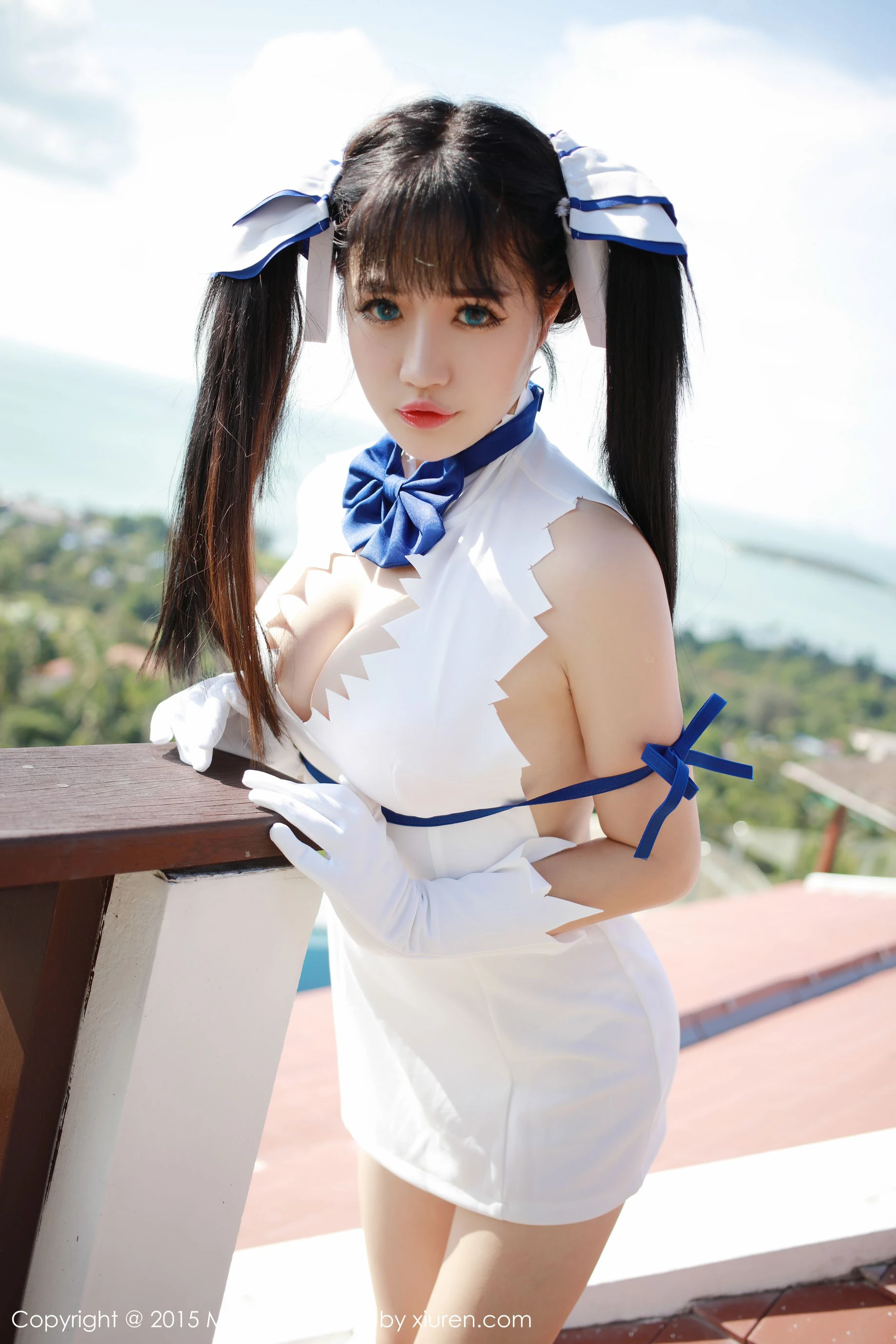 徐cake《苏梅旅拍》COSPLAY+性感泳装 模范学院 Vol.036插图1