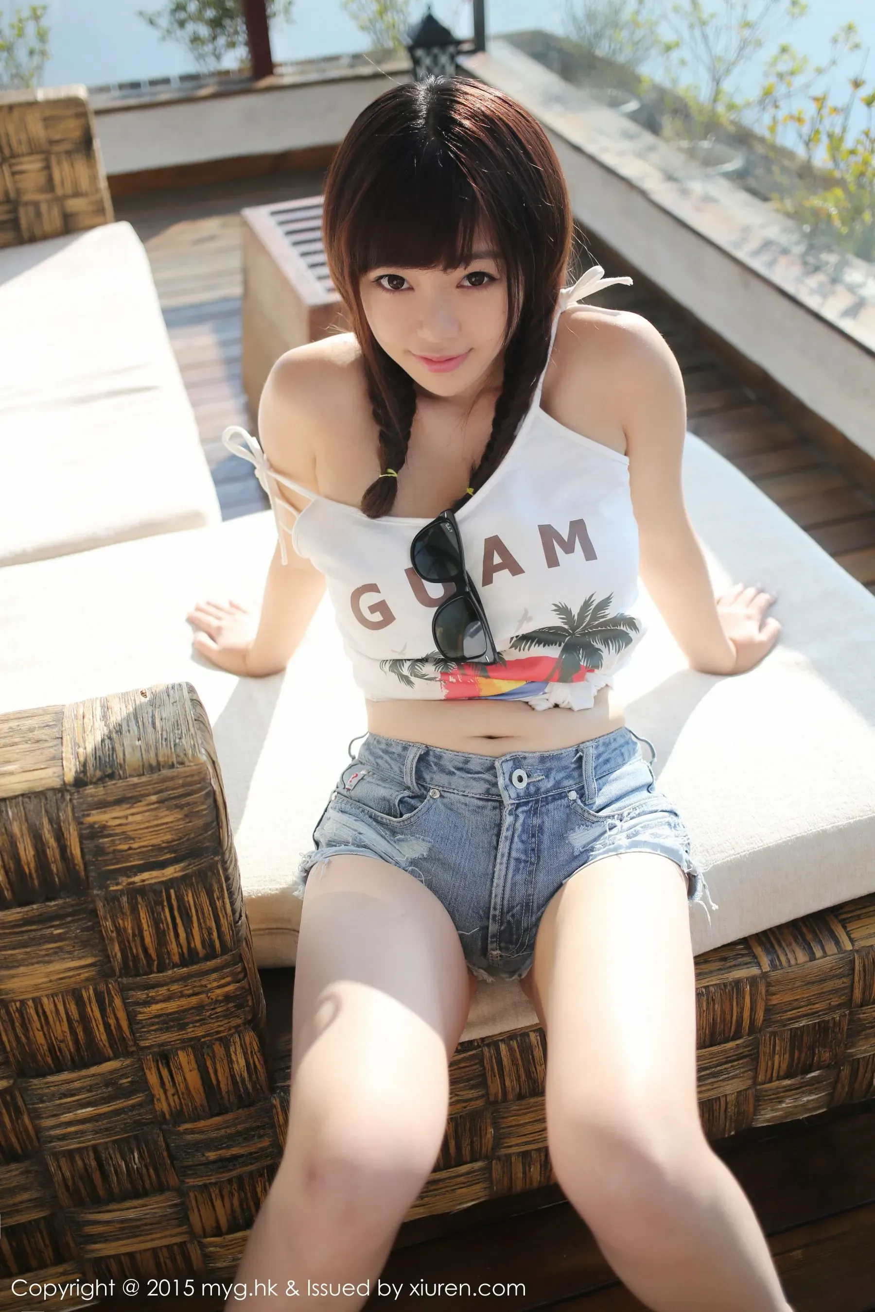 刘飞儿Faye《大理旅拍》爆乳牛仔妹子的诱惑 美媛馆 Vol.104插图3