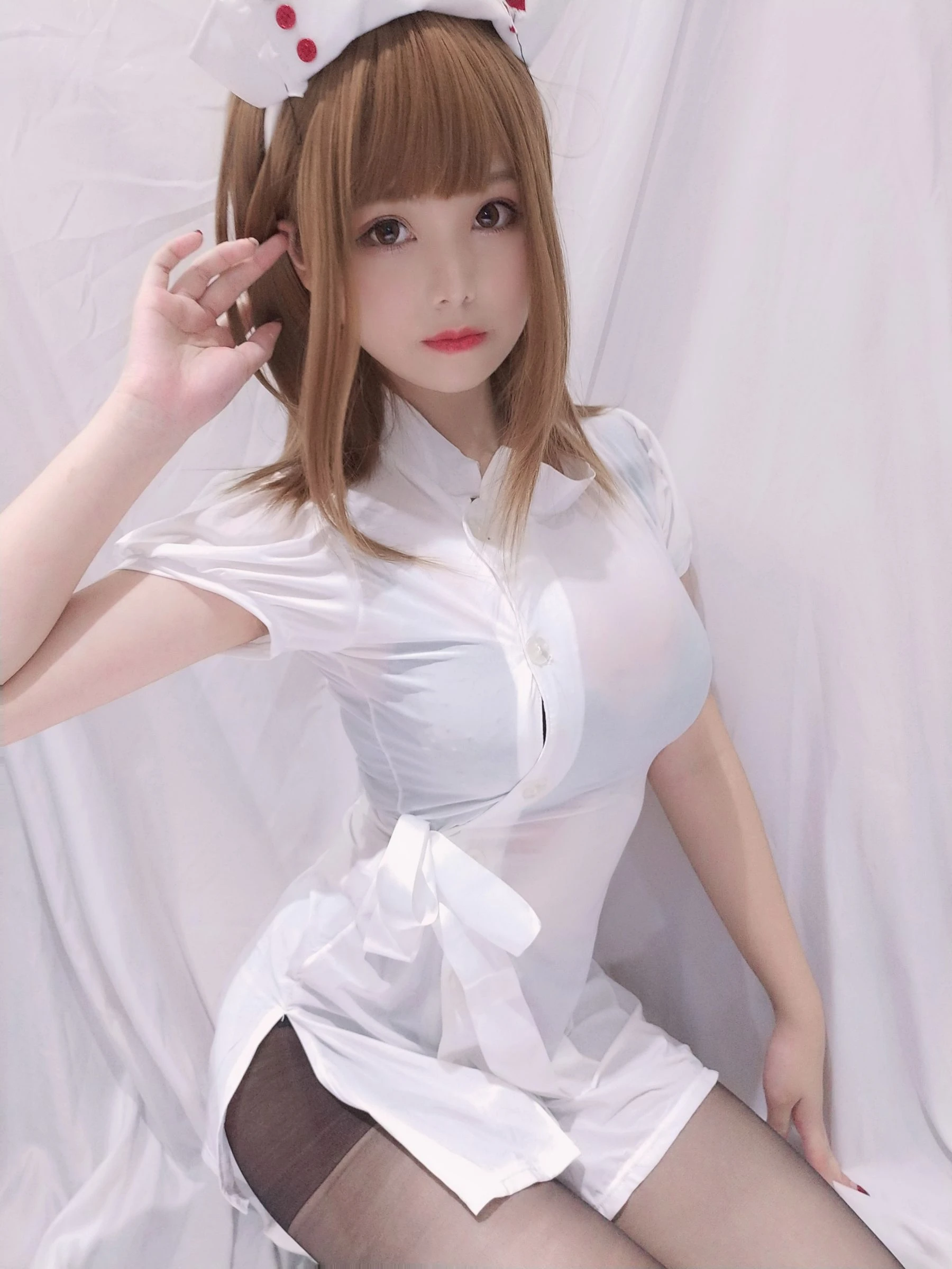 萌系小姐姐蜜汁猫裘 – 小护士插图8