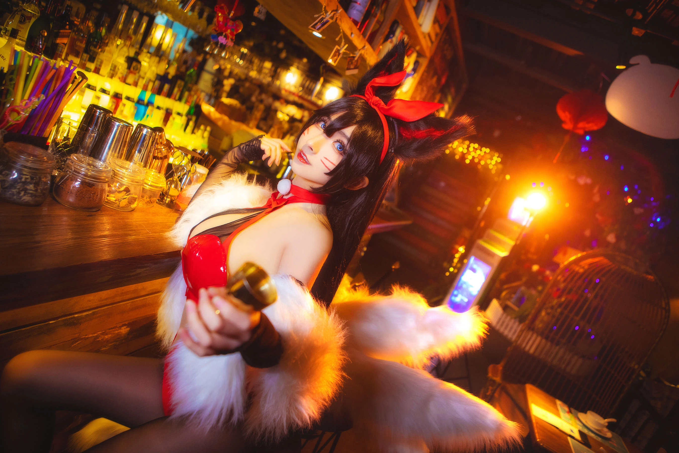 COS福利rioko凉凉子 兔女郎阿狸 [14P]插图6