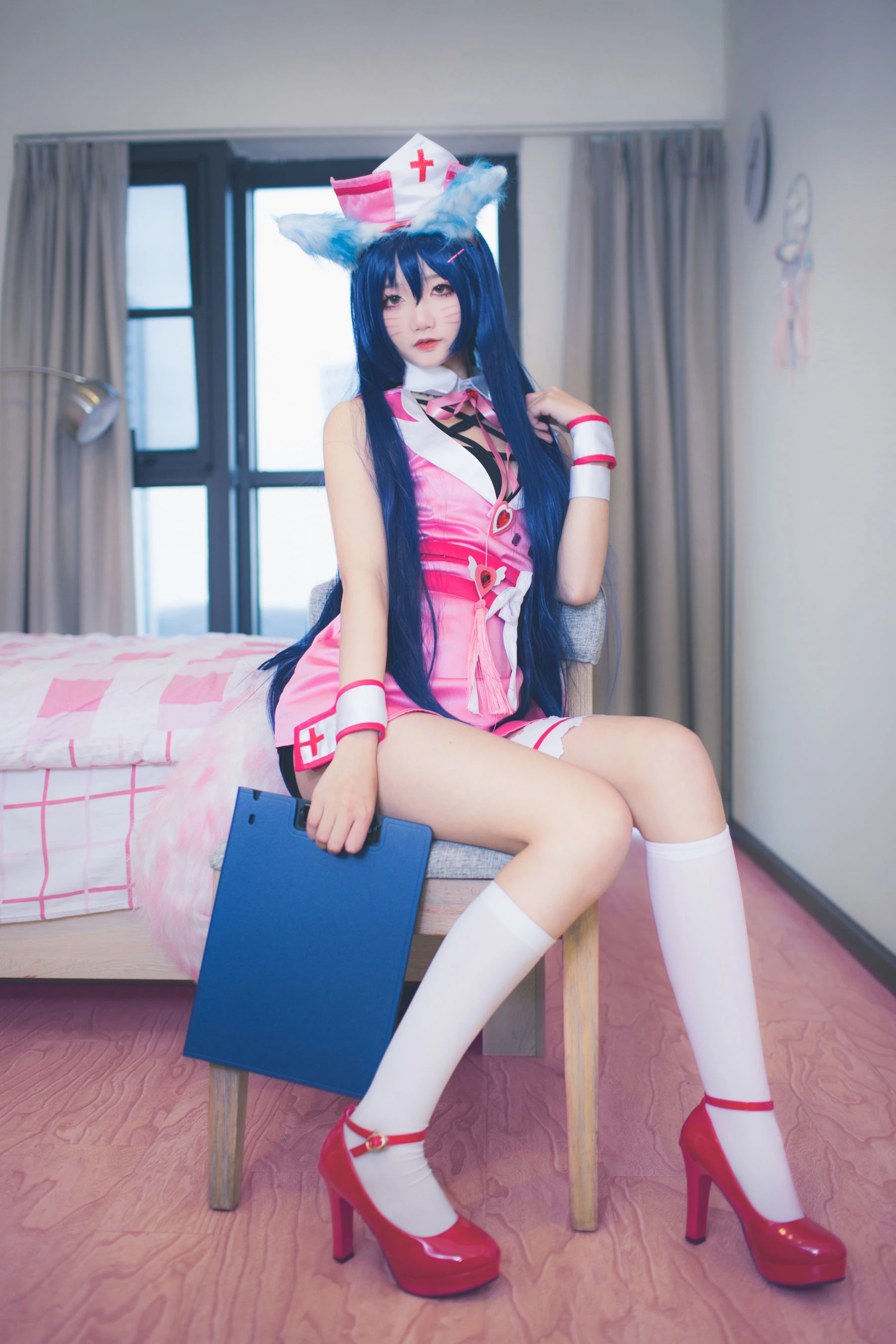 清纯少女五更百鬼 – 阿狸护士服插图8