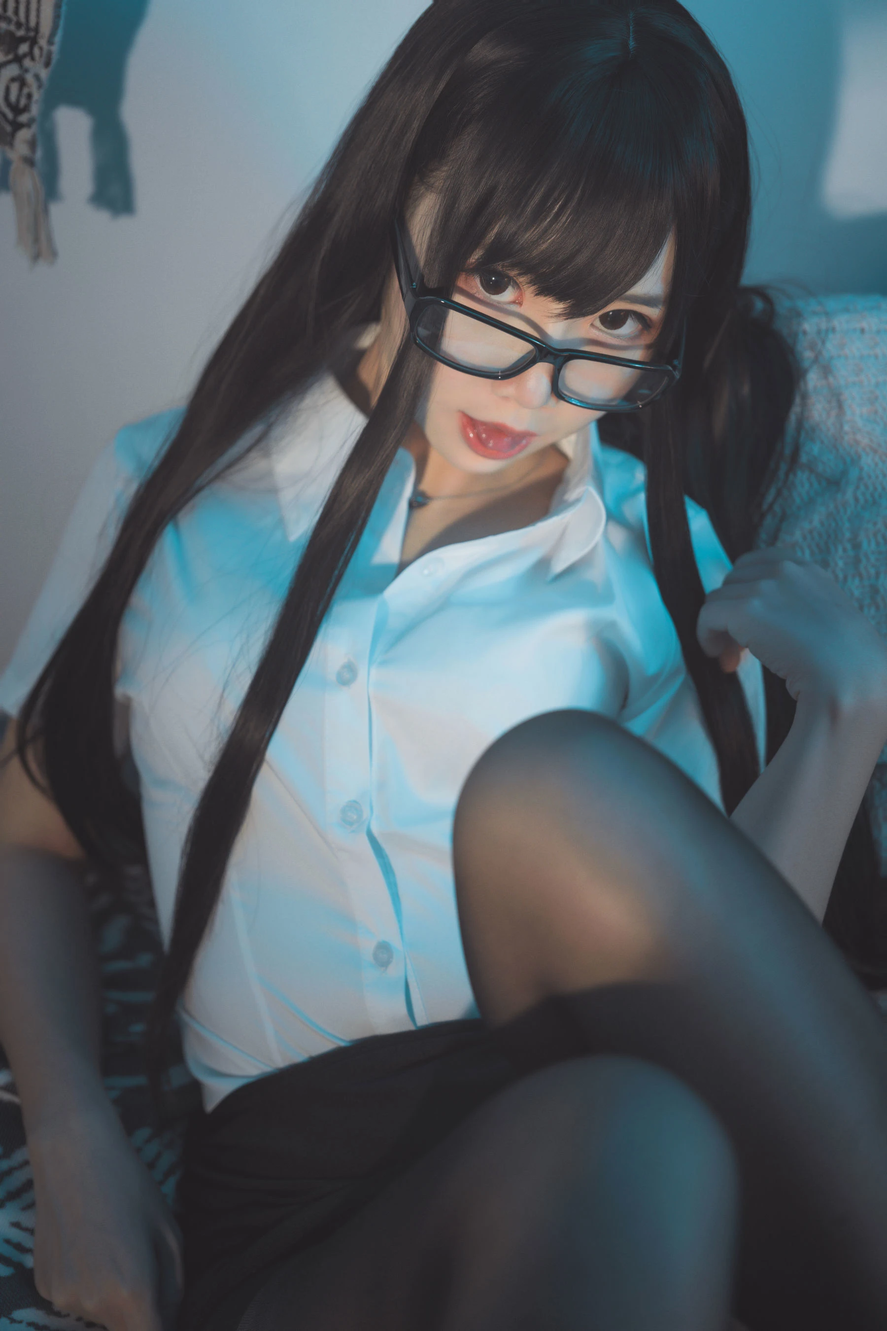 面饼仙儿 – 黑丝OL插图5