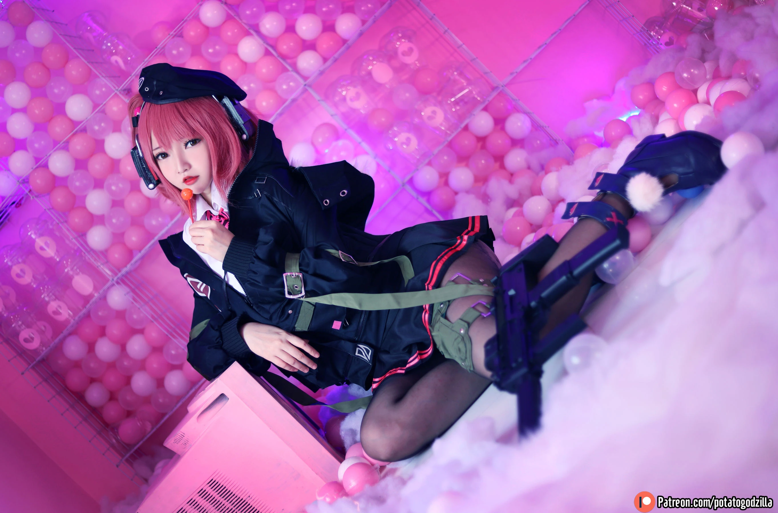 Coser小姐姐Potato Godzilla – MP7 (Girls Frontline)插图3