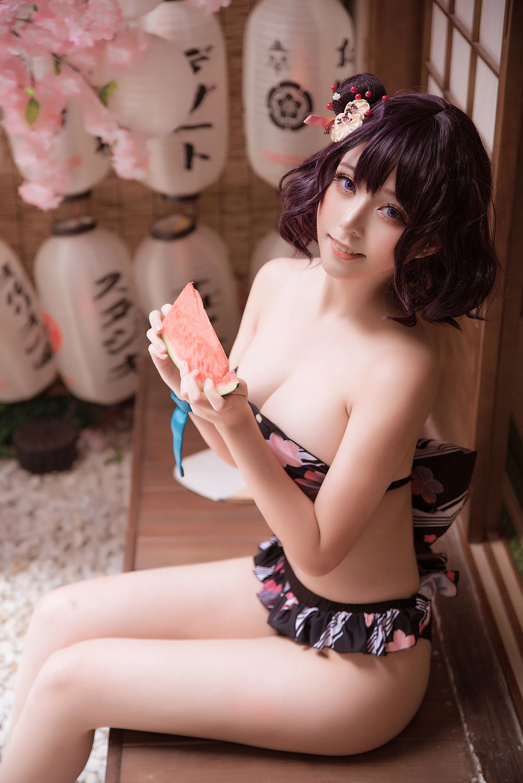 萌妹菌烨tako 葛饰北斋 水着插图1