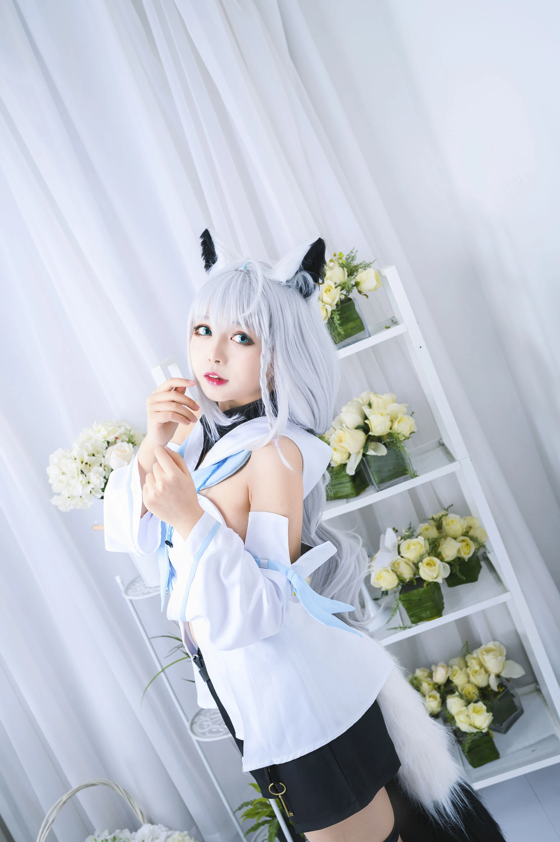 大眼萌妹黑猫猫OvO – 白上吹雪插图7
