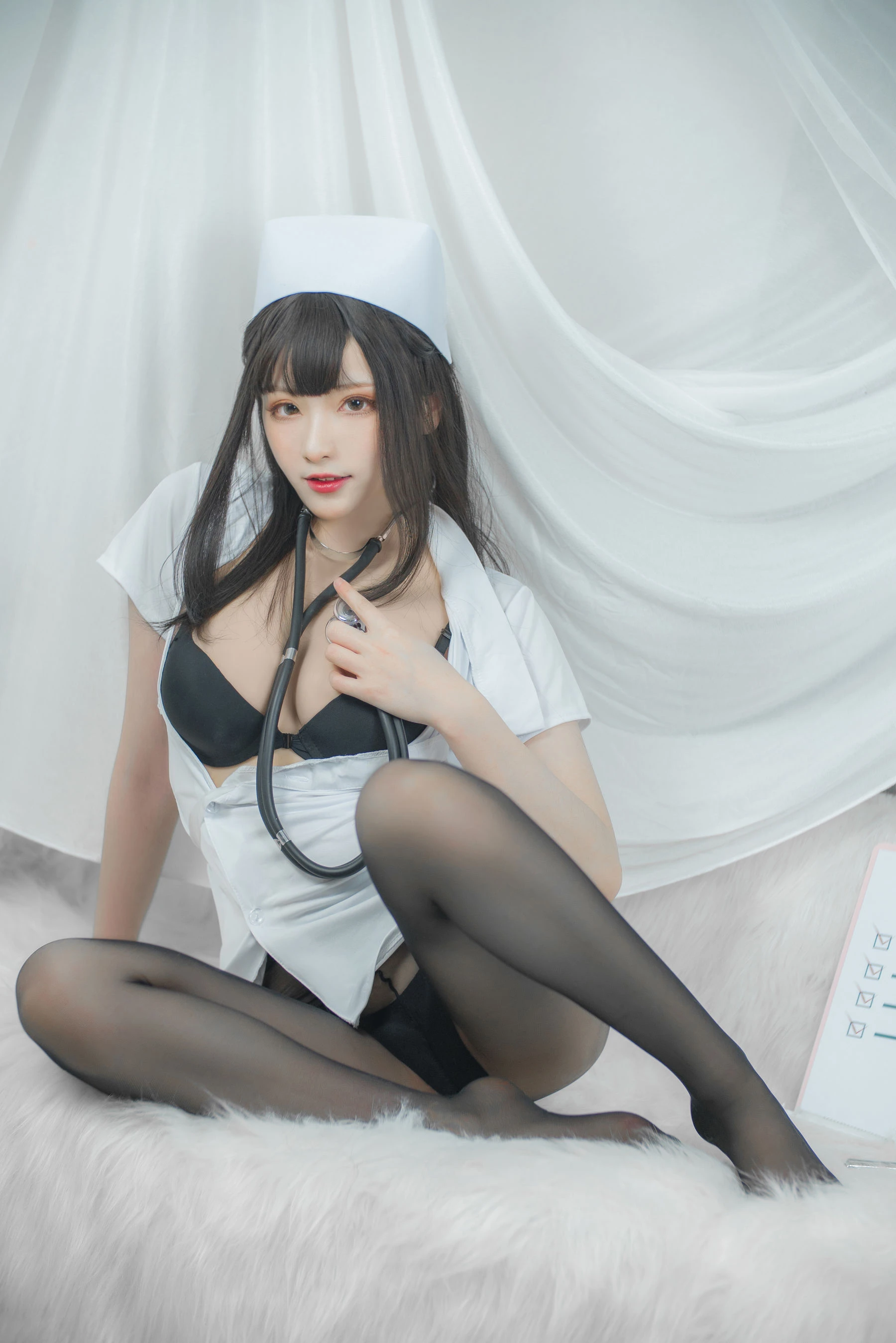 起司块wii写真 白色护士插图3