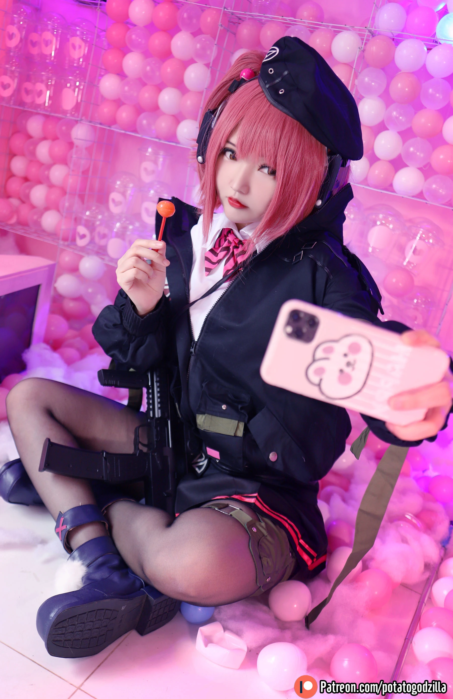 Coser小姐姐Potato Godzilla – MP7 (Girls Frontline)高清在线欣赏-撸撸奈子