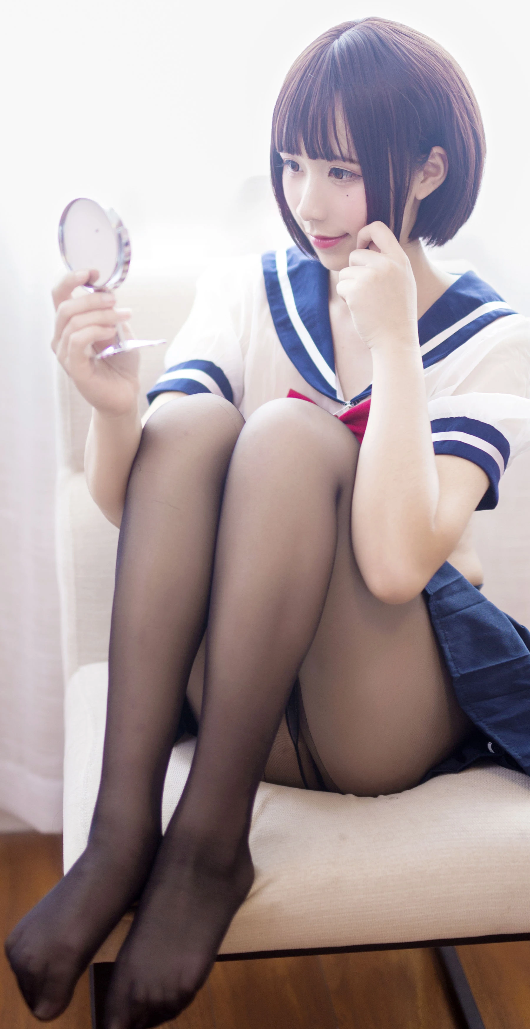 动漫博主九曲Jean JK透明制服插图7