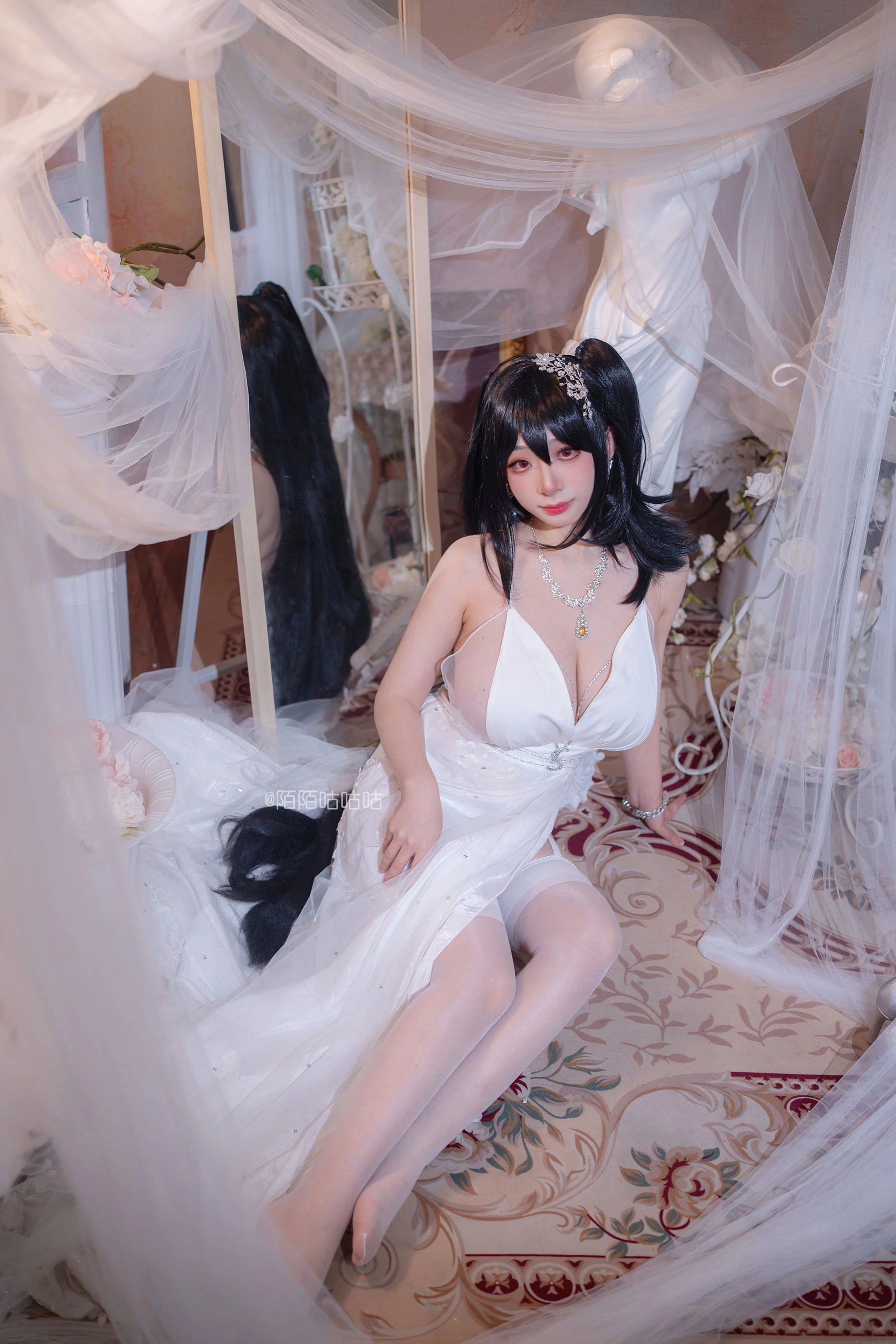 Cosplay美女韶陌陌 – 大凤 婚纱插图3