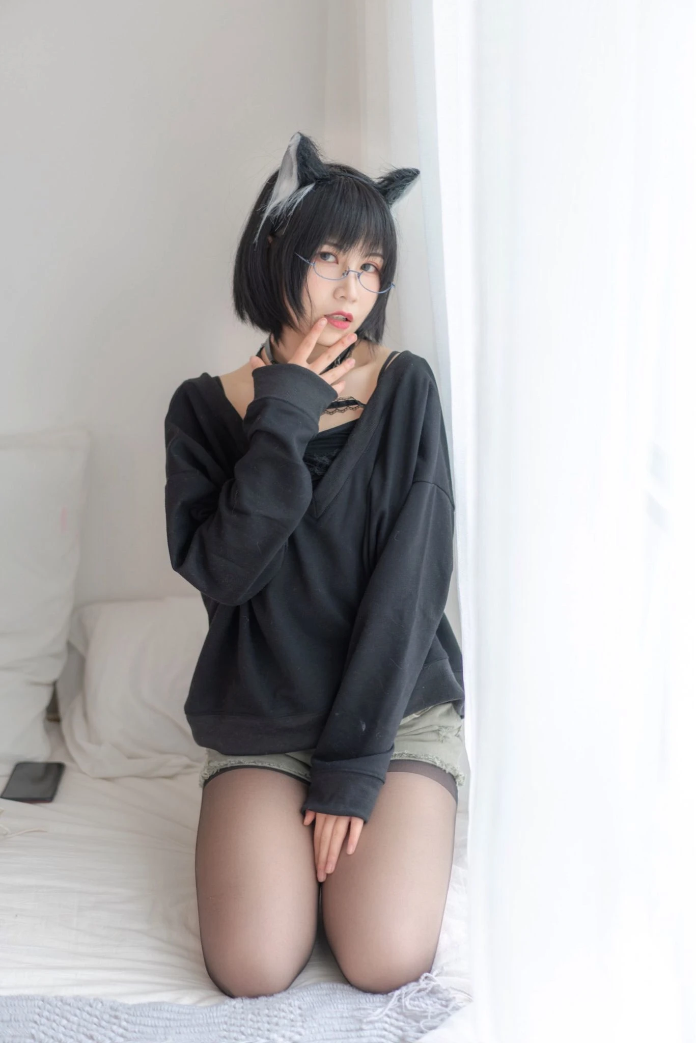 COSER美女逐月su 日常猫娘插图3