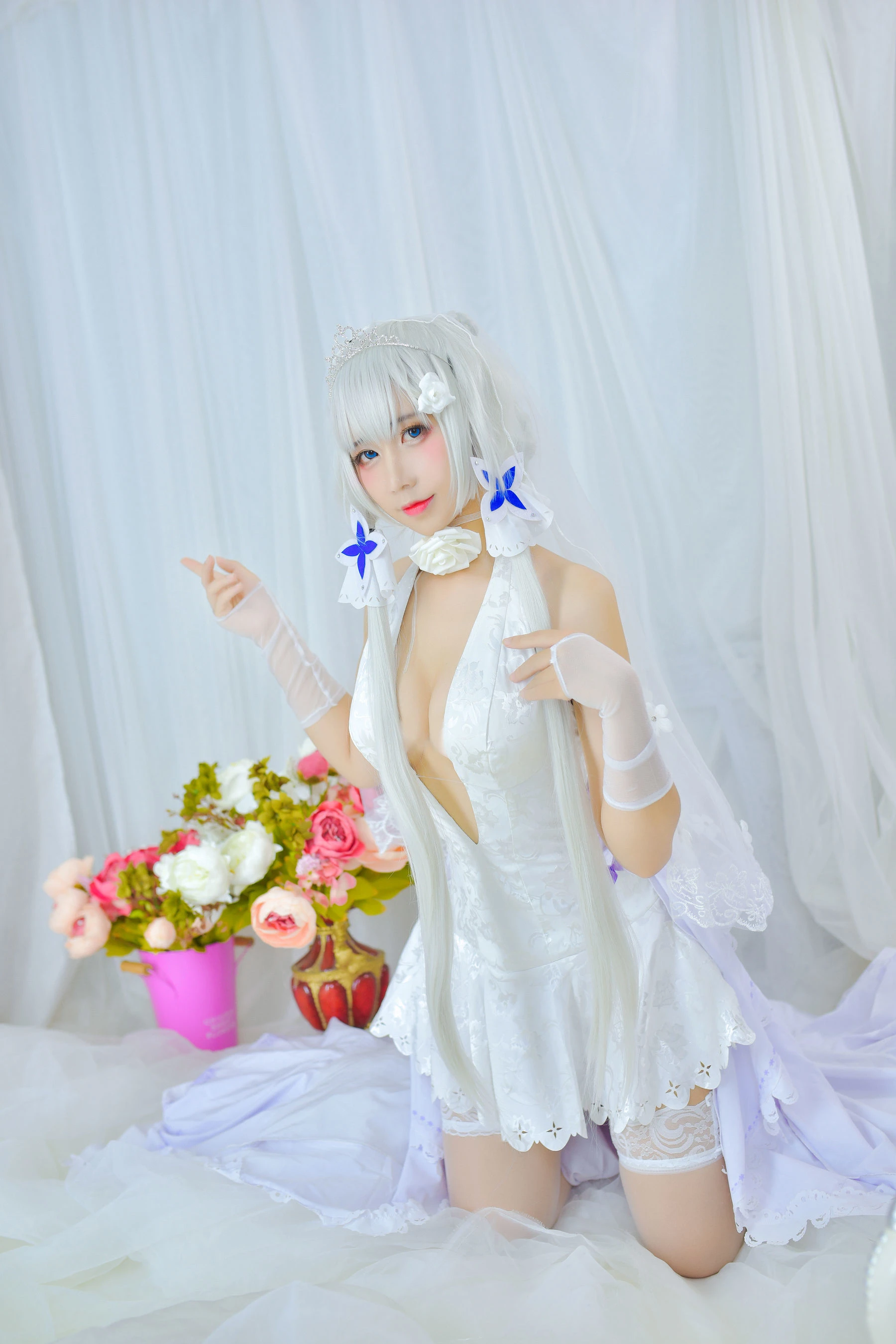 动漫博主九曲Jean 婚纱插图2