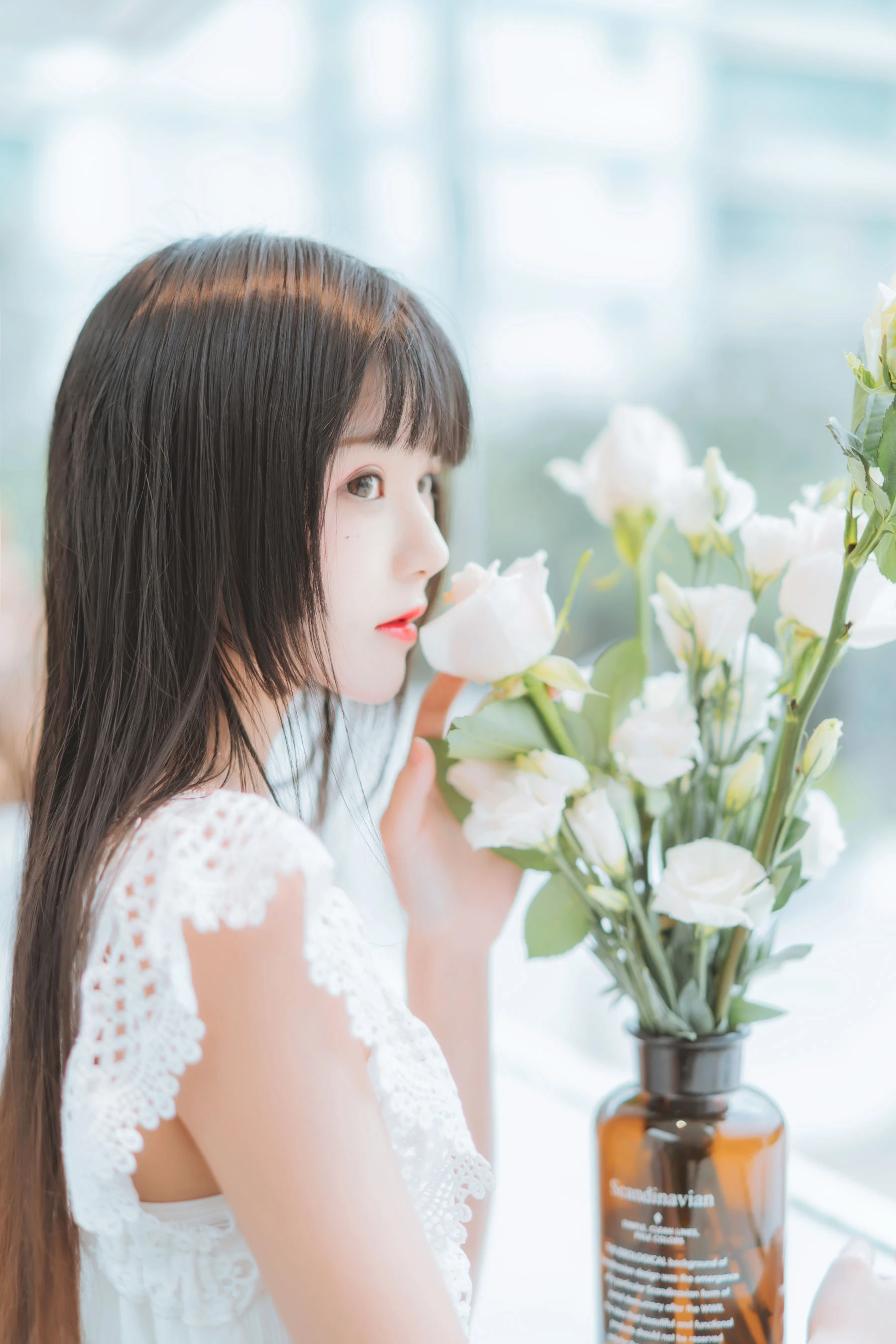桜桃喵 – 清新之白花花插图3