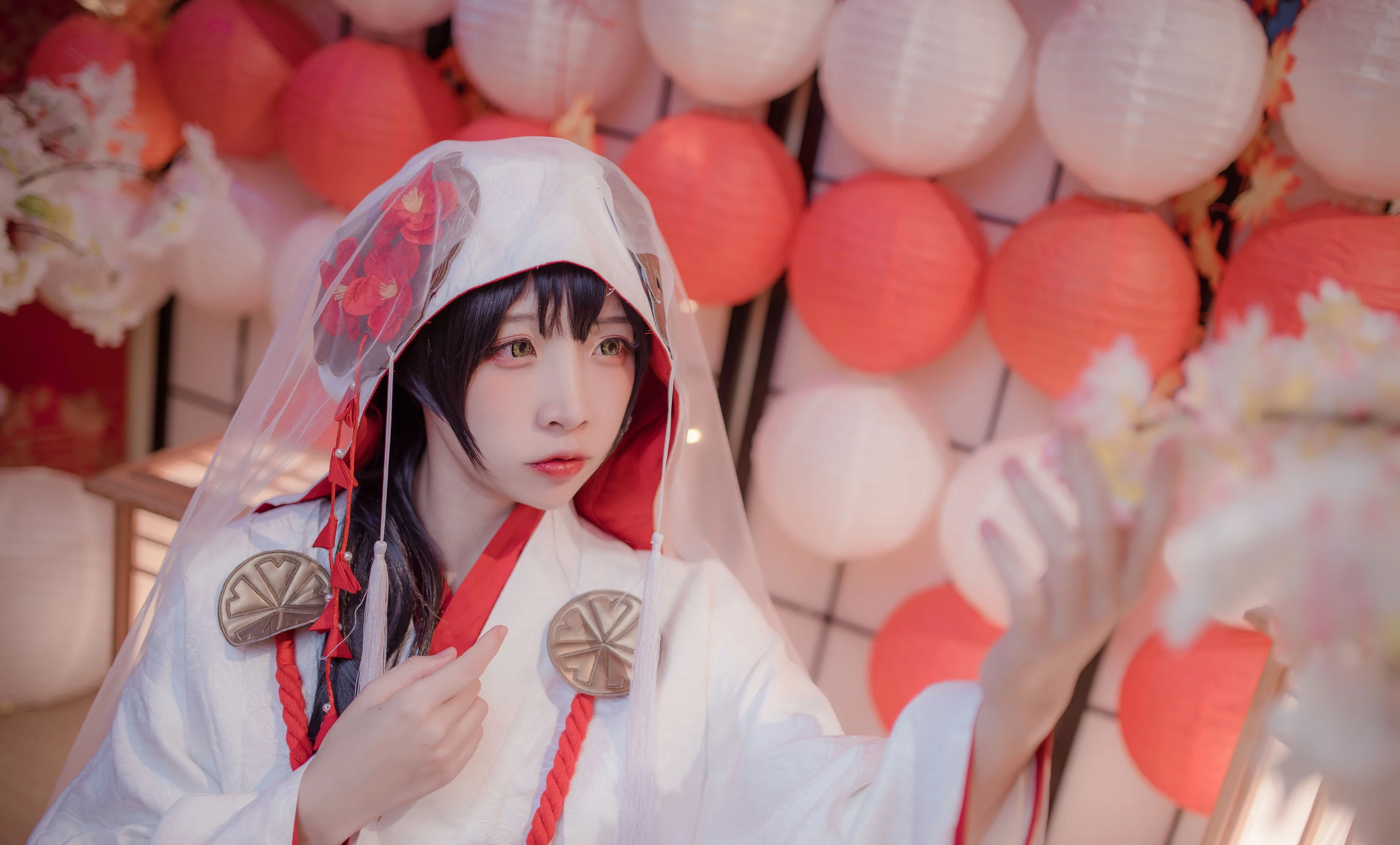 人气Coser二佐Nisa – 花嫁插图4