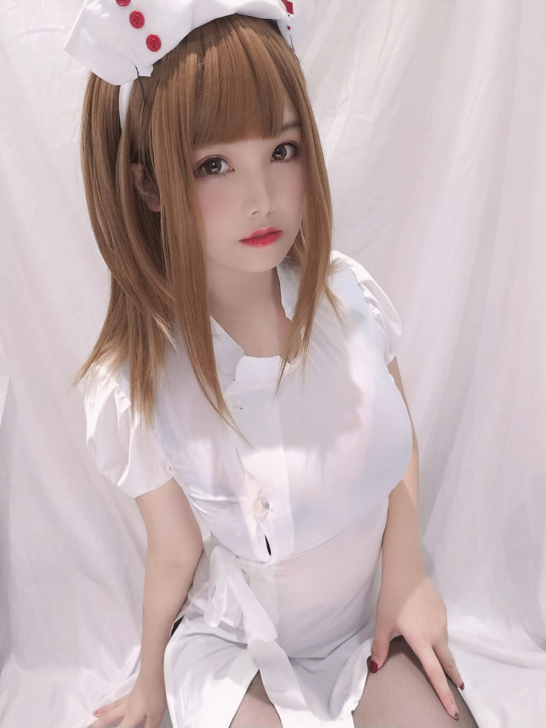萌系小姐姐蜜汁猫裘 – 小护士插图5