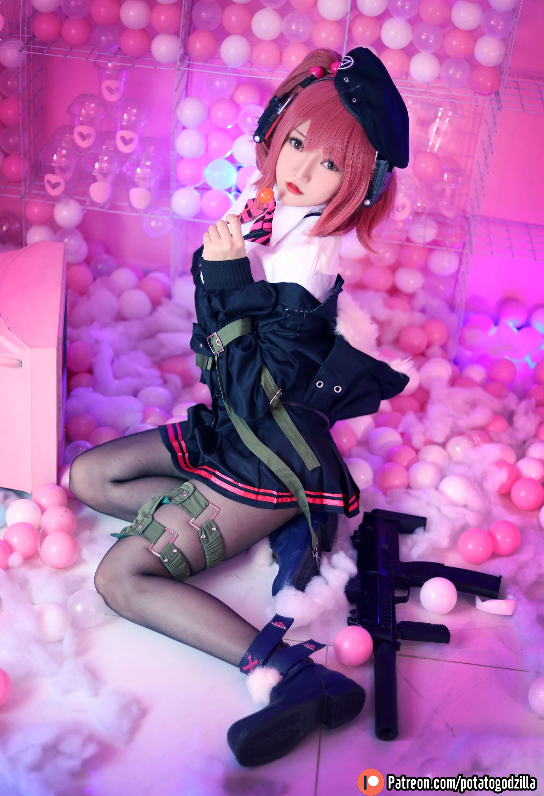 Coser小姐姐Potato Godzilla – MP7 (Girls Frontline)插图7