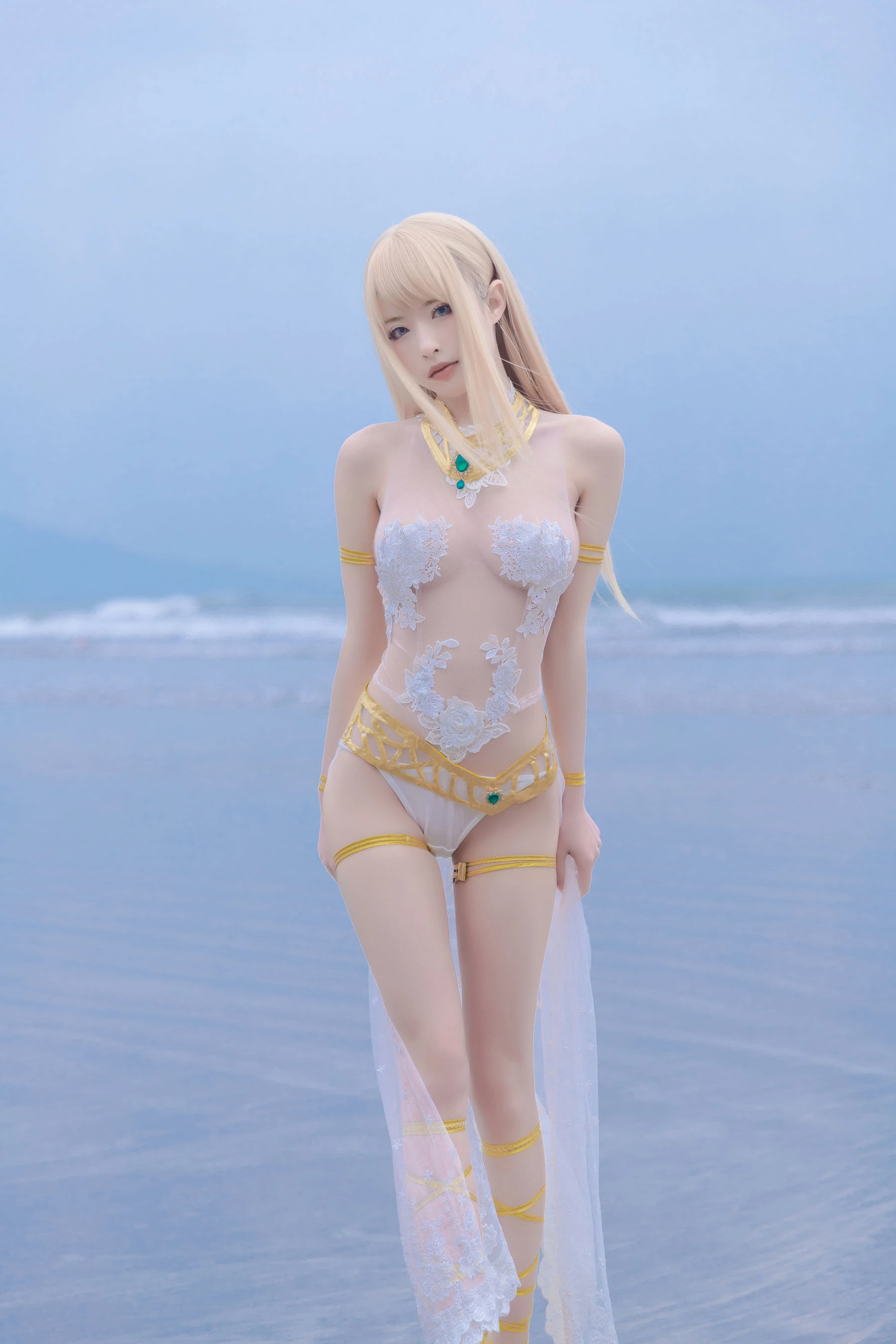 尤物清水由乃 – 玛丽萝丝白色泳衣高清在线欣赏-撸撸奈子
