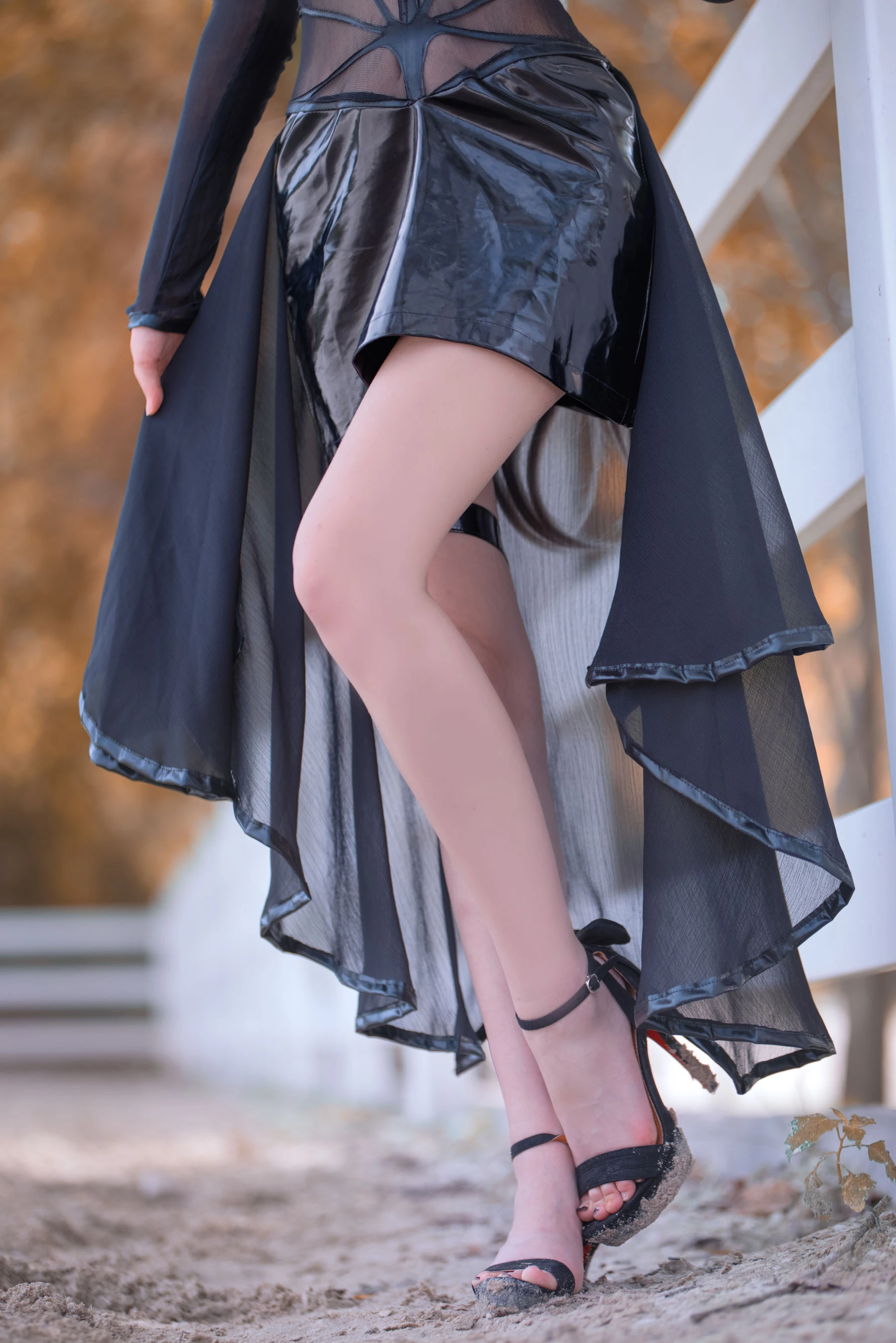 COS妹子仙九Airi – 黑贞马会插图6
