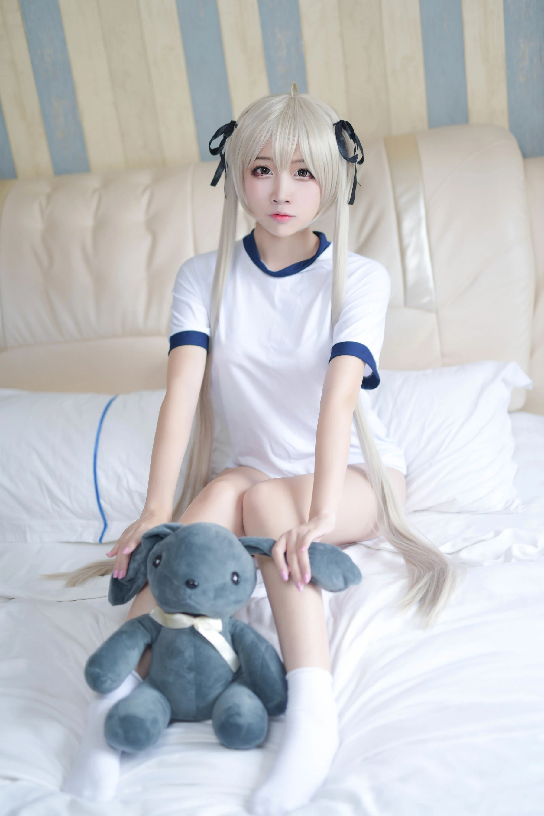 人气Coser二佐Nisa – 穹妹运动服插图2