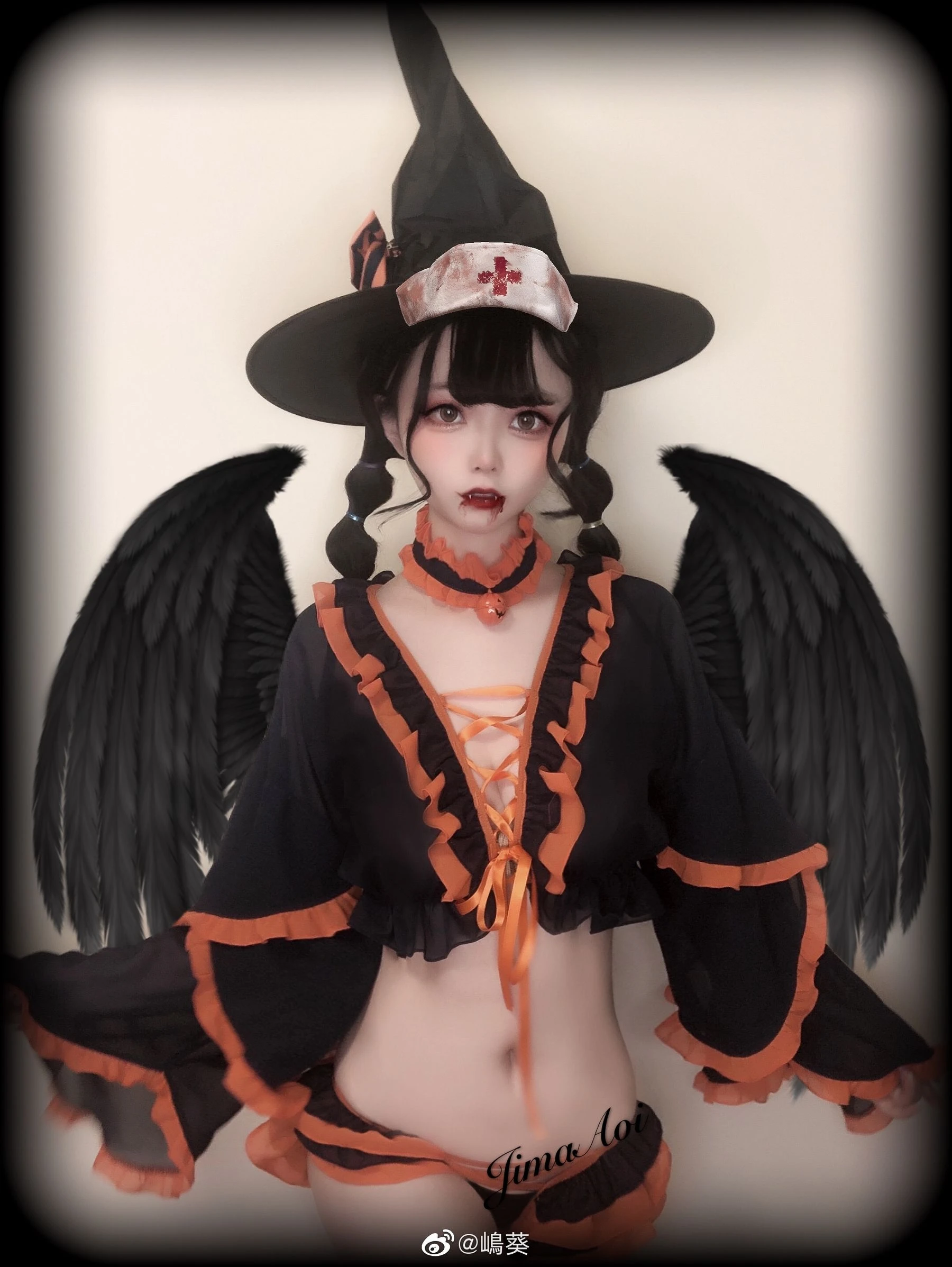 微博美女嶋葵 万圣节小恶魔插图7