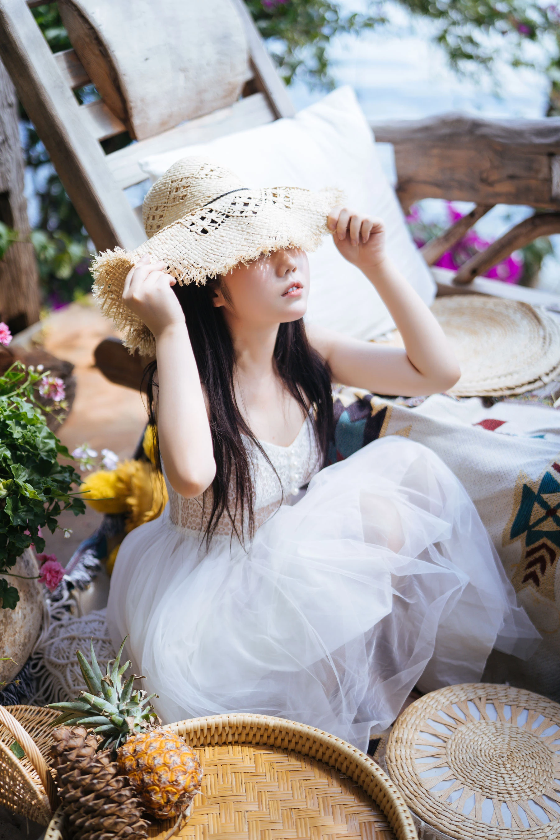微博福利姬镜酱 – 静夏之白裙少女插图6