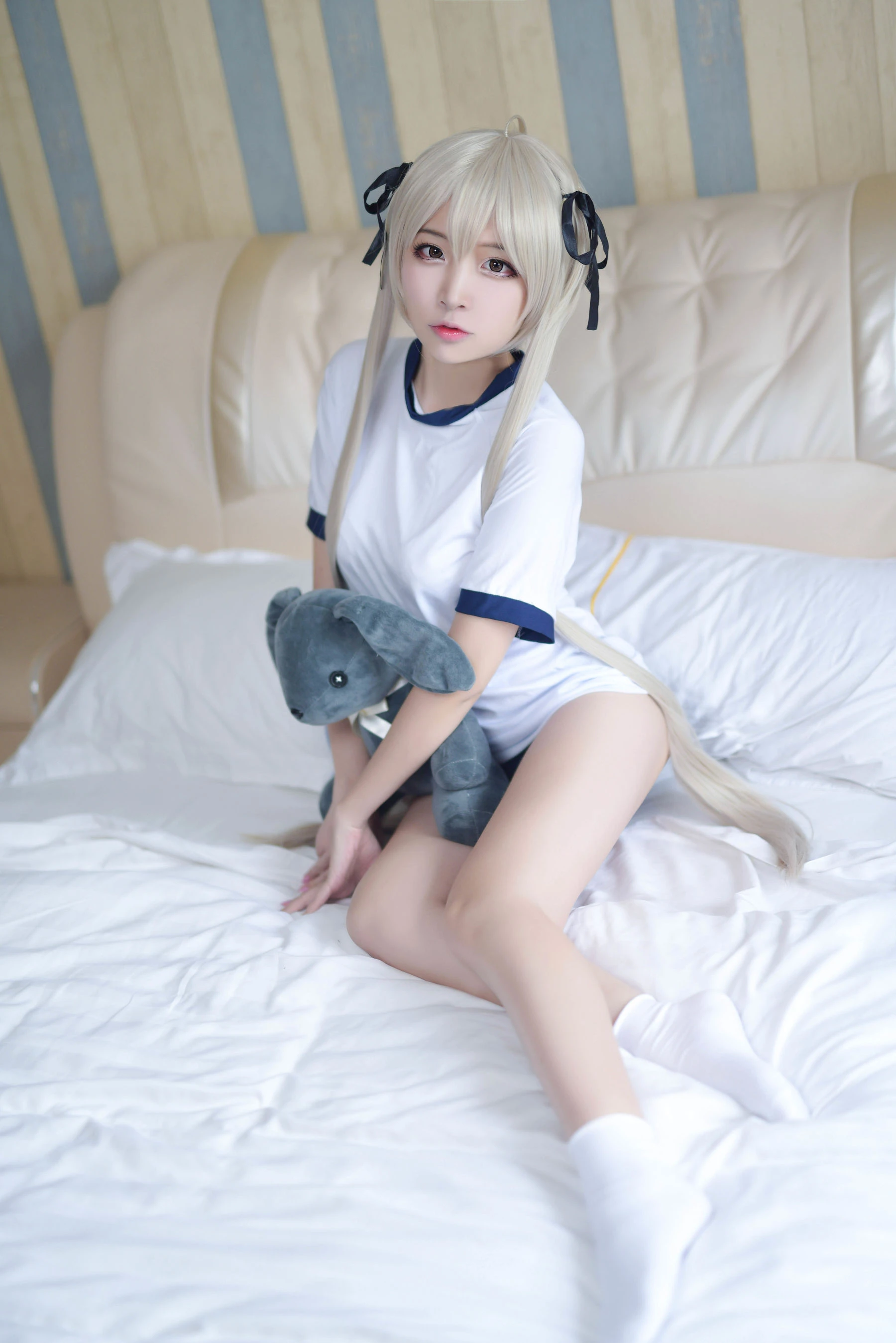 人气Coser二佐Nisa – 穹妹运动服插图4