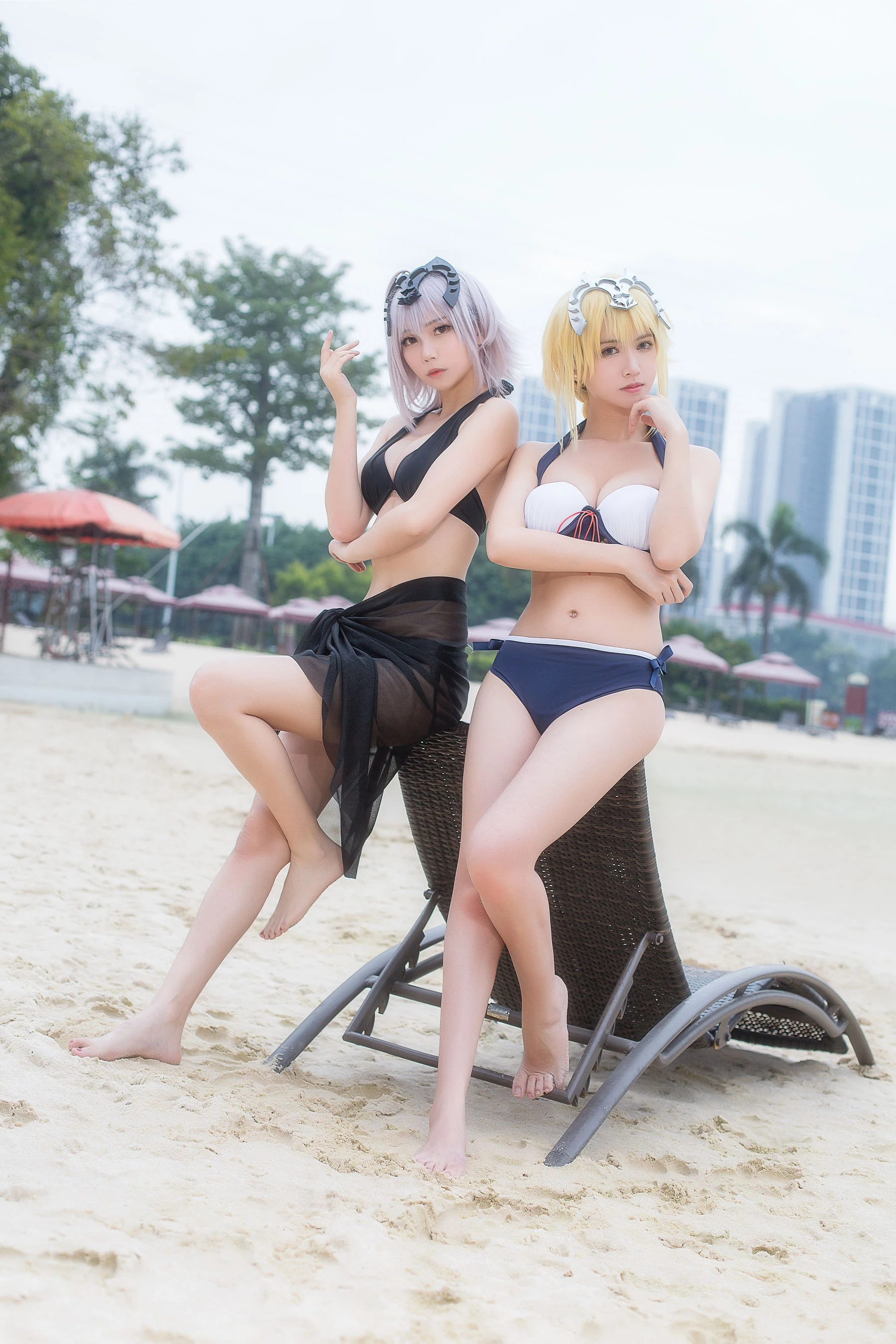 超人气Coser鳗鱼霏儿&大肉丸Amiee 贞德插图2