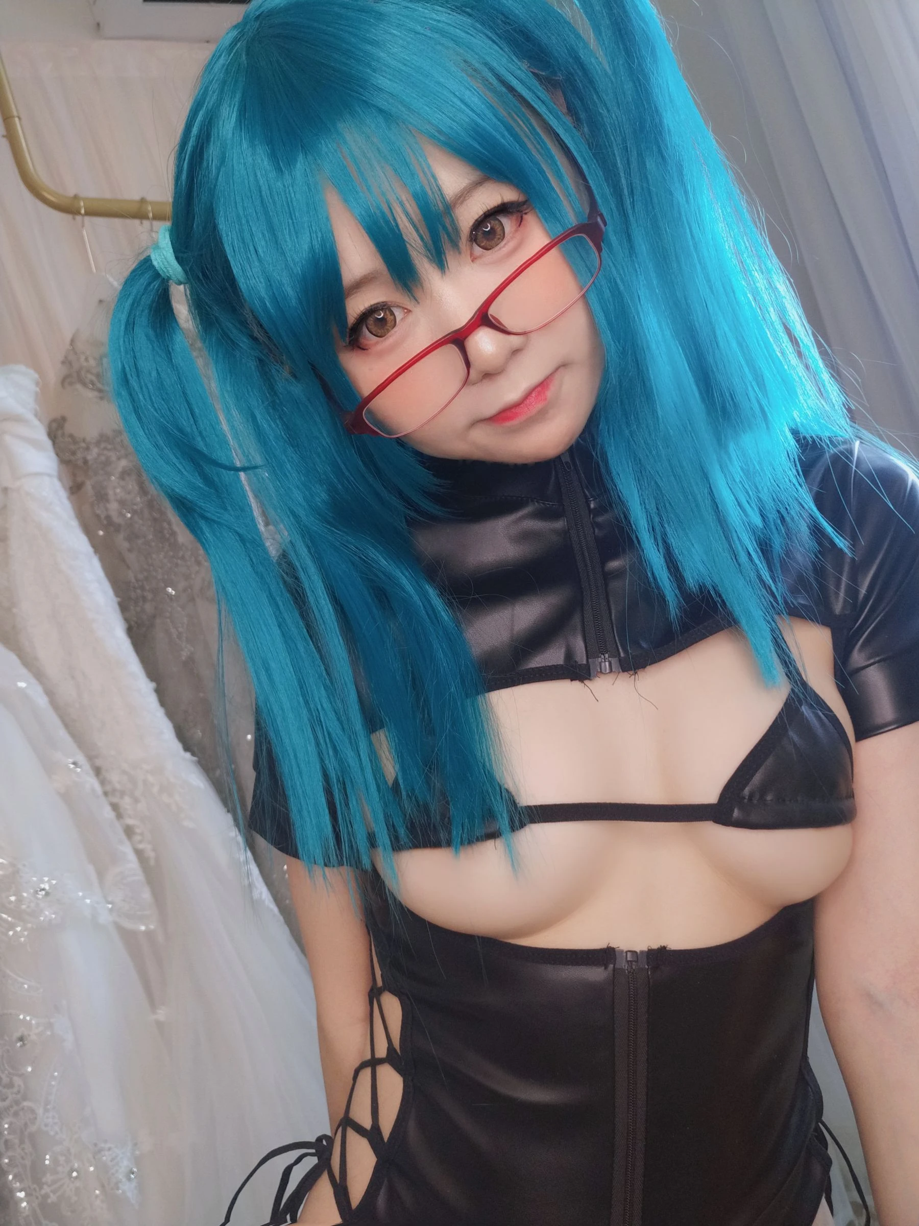 萌妹子Coser摇摇乐yoyo fantia 皮衣少女插图8