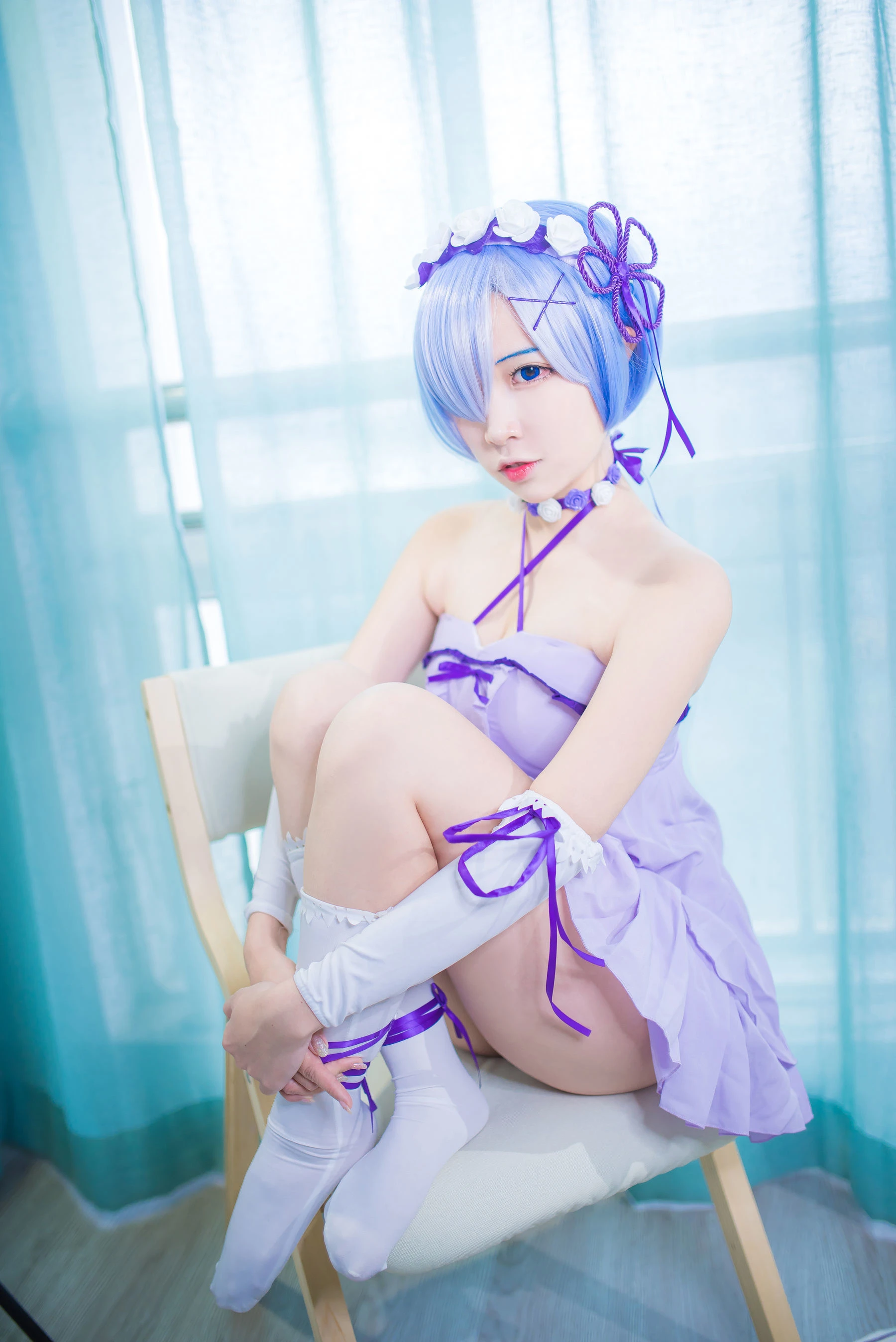 人气Coser二佐Nisa – 蕾姆生日插图4