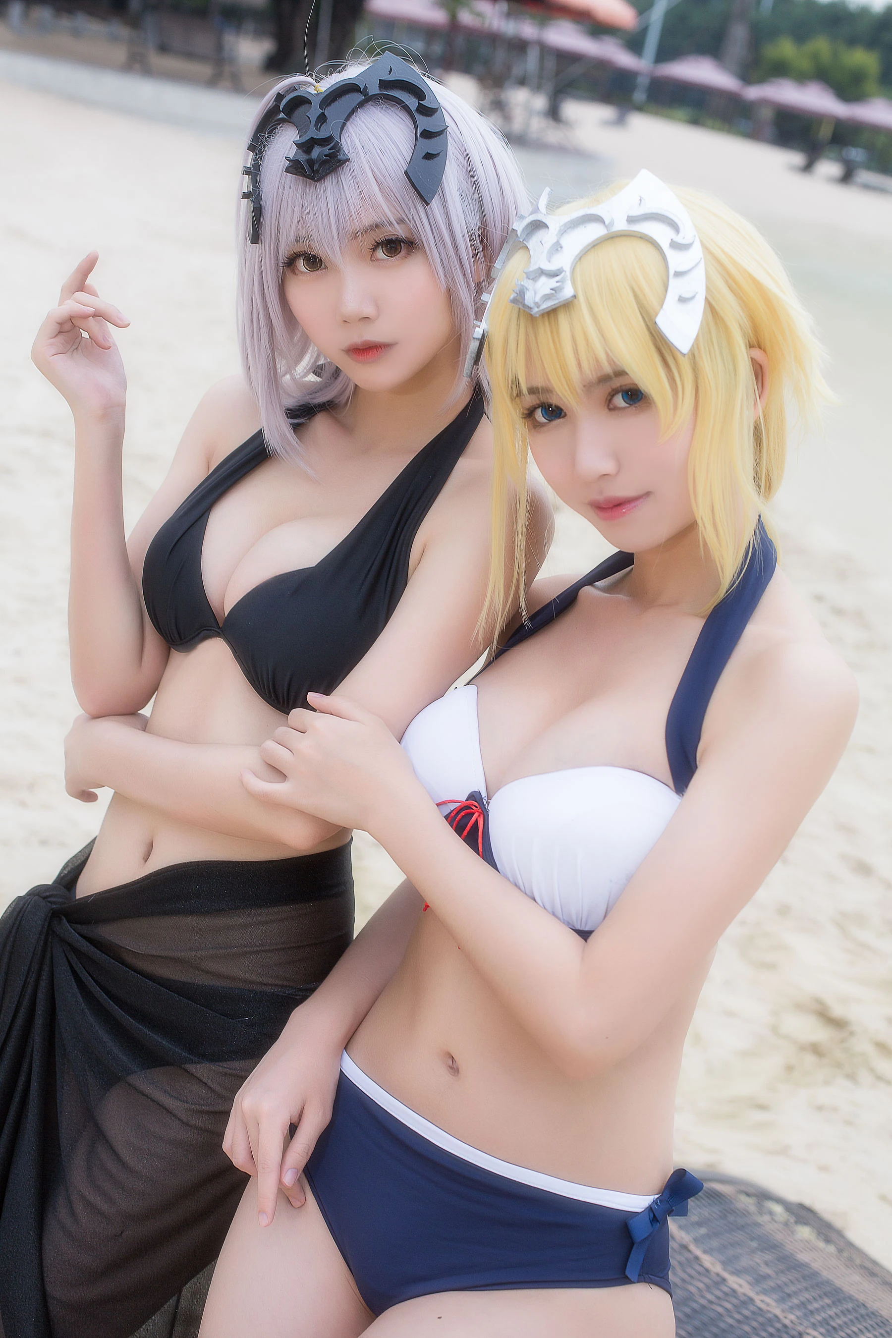 超人气Coser鳗鱼霏儿&大肉丸Amiee 贞德插图3
