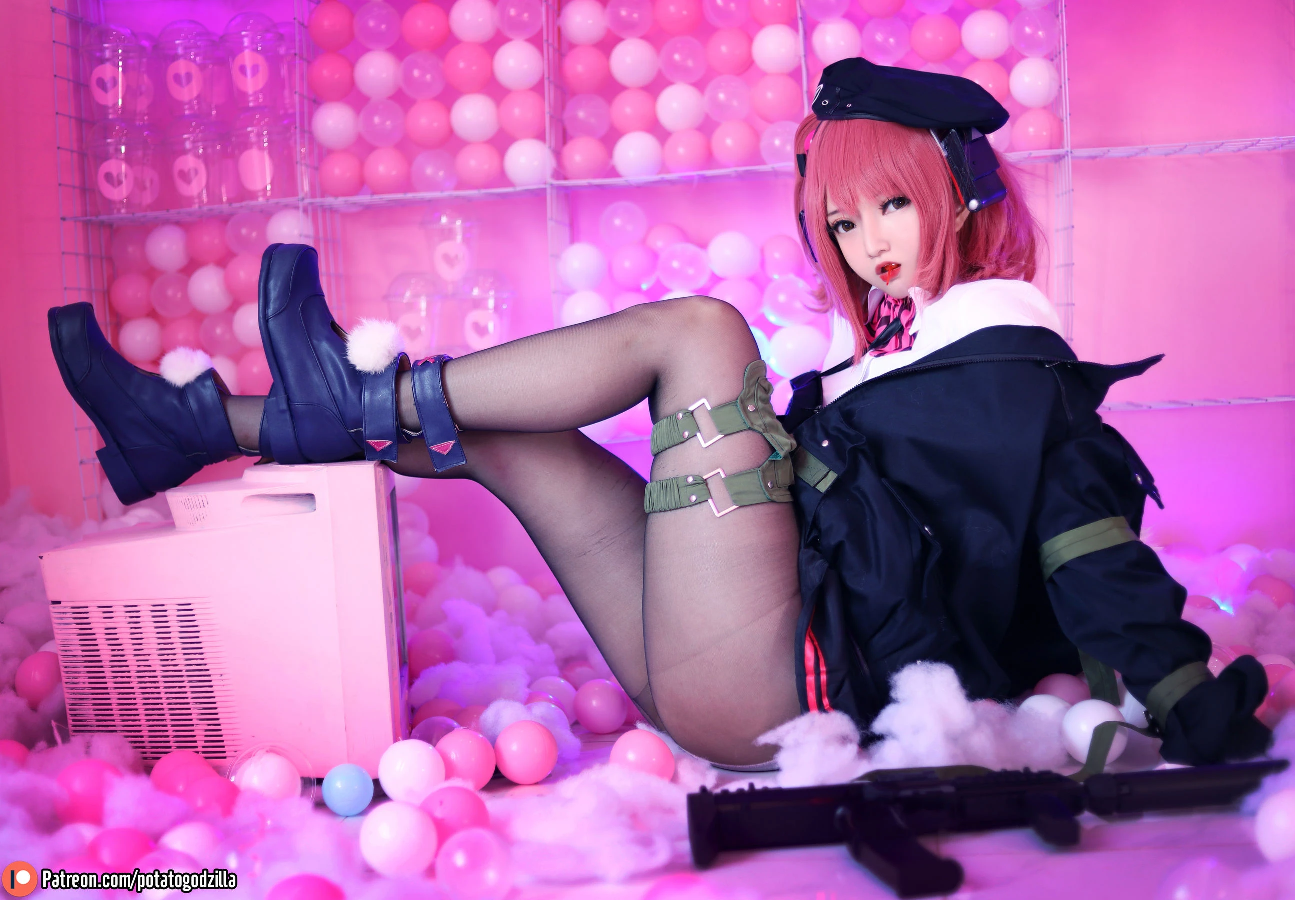 Coser小姐姐Potato Godzilla – MP7 (Girls Frontline)插图8
