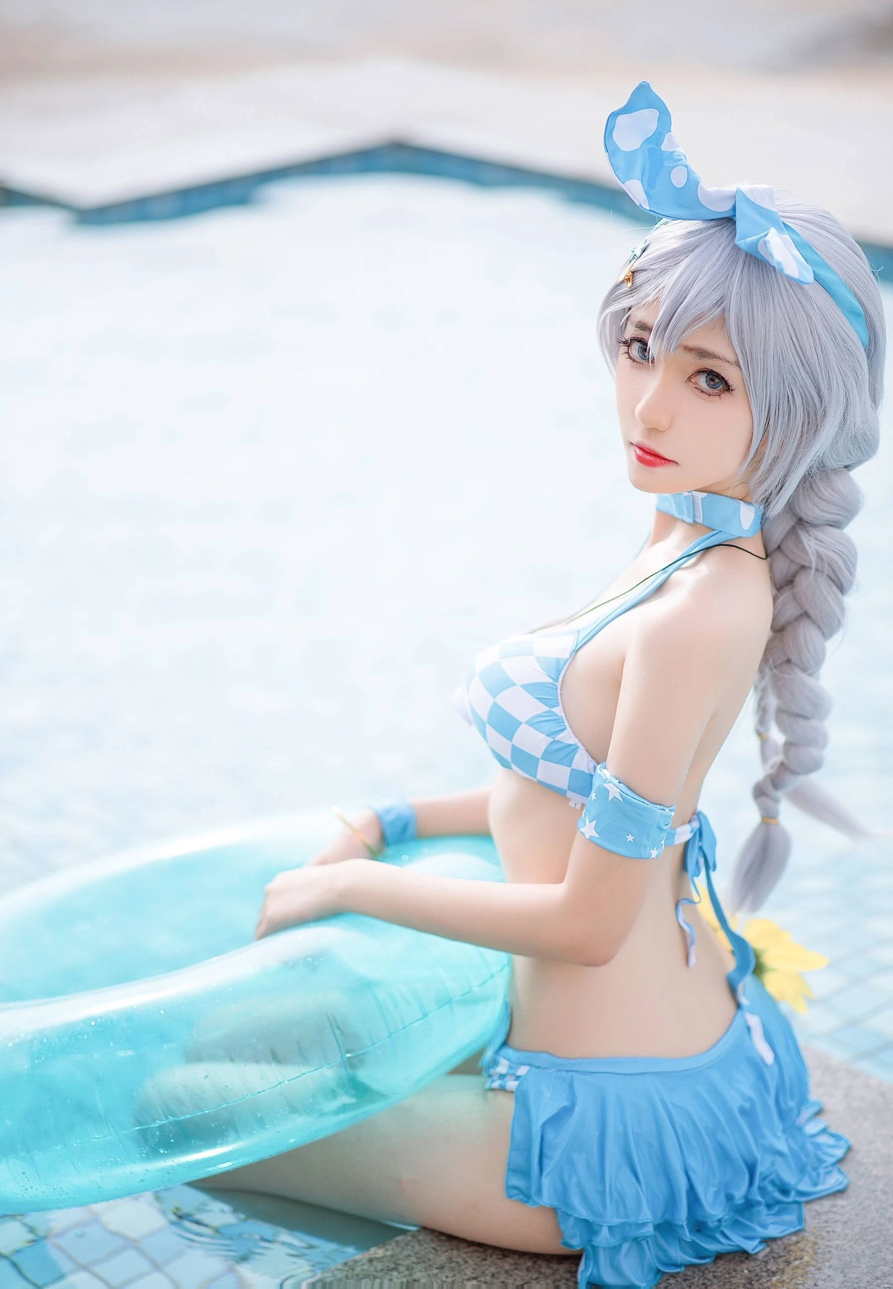 动漫博主南桃Momoko 琪亚娜泳装插图6
