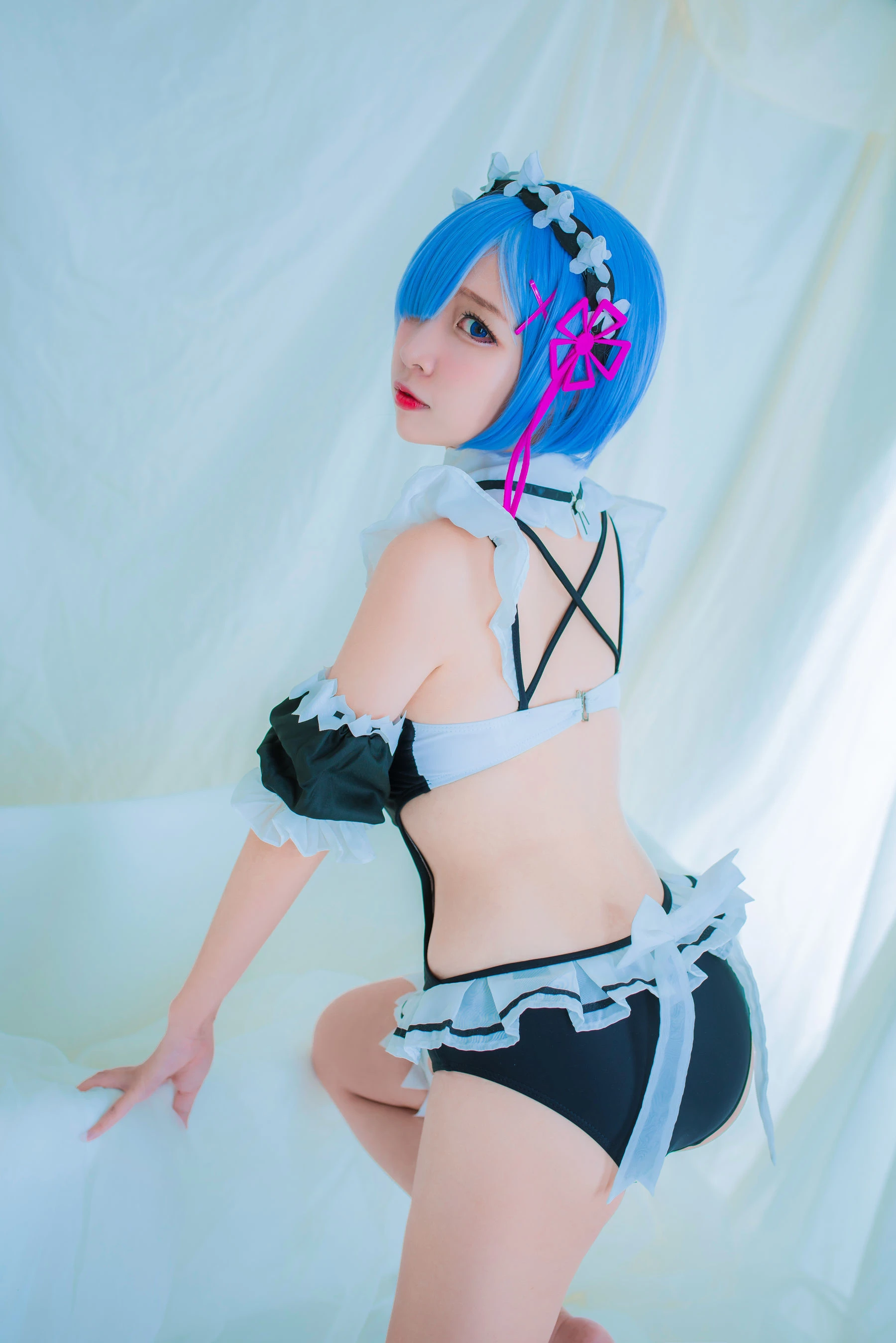人气Coser二佐Nisa 蕾姆泳装插图4