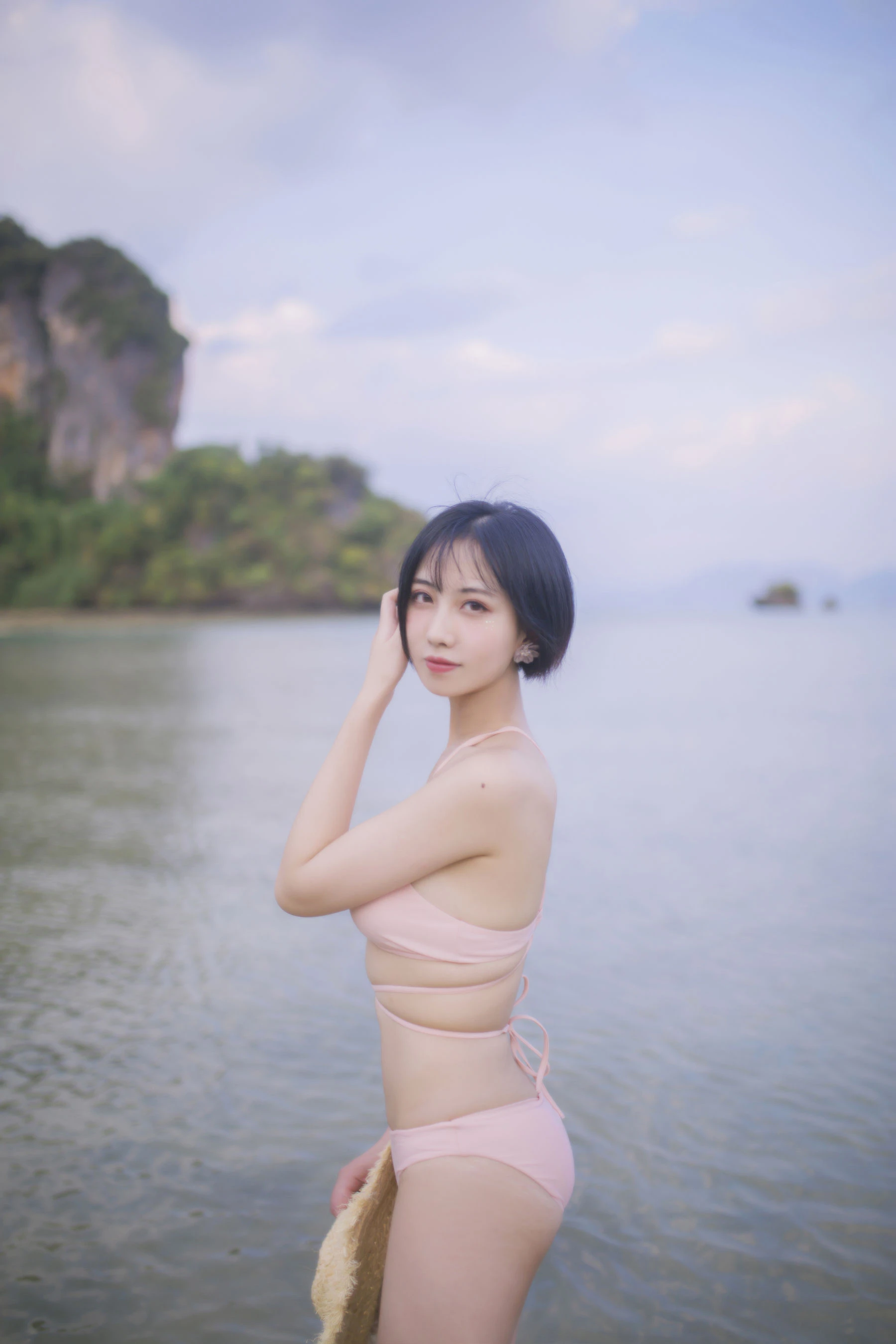 次元少女念雪ww – 粉色泳衣插图8