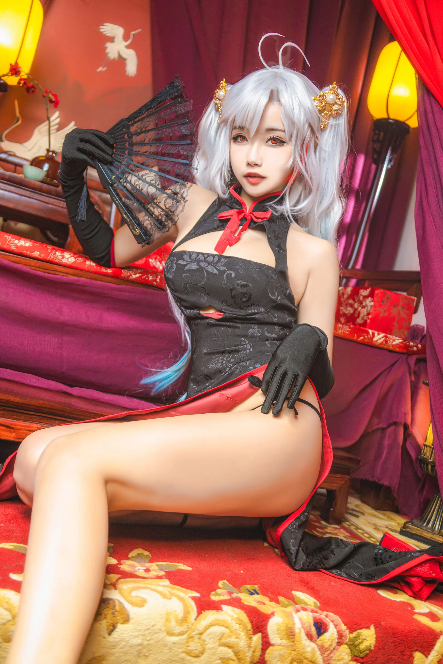 微博妹子Momoko葵葵 – 欧根之旗袍插图7