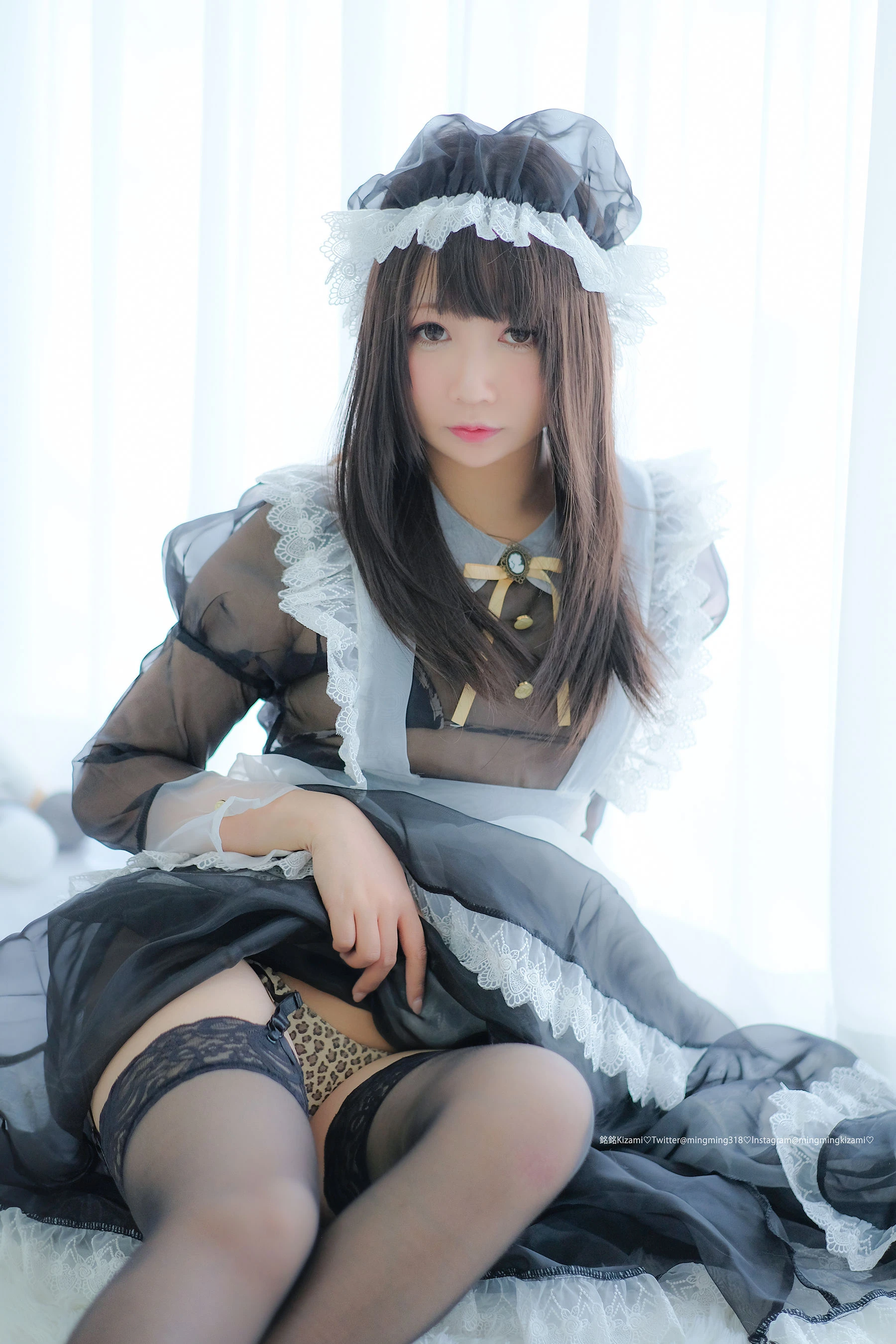 銘銘Kizami 自撮りVol.15 透明女仆插图3