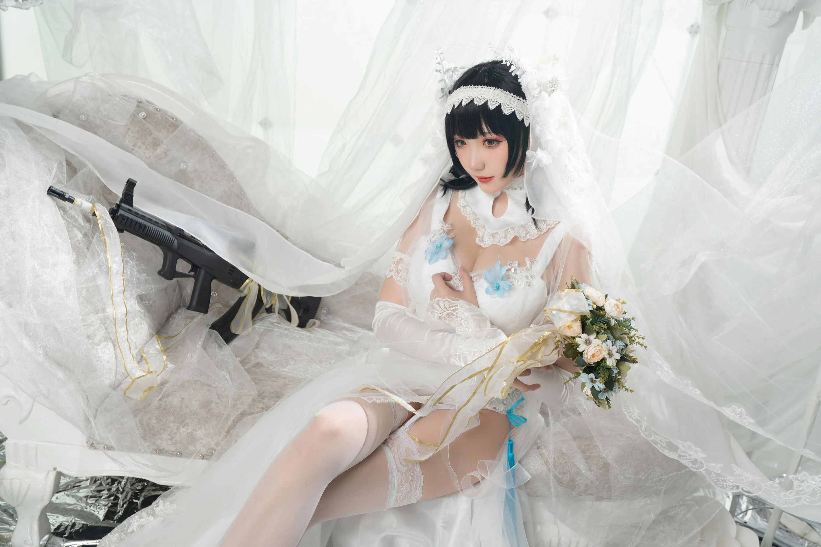 Coser瓜希酱福利 – 95式花嫁插图2