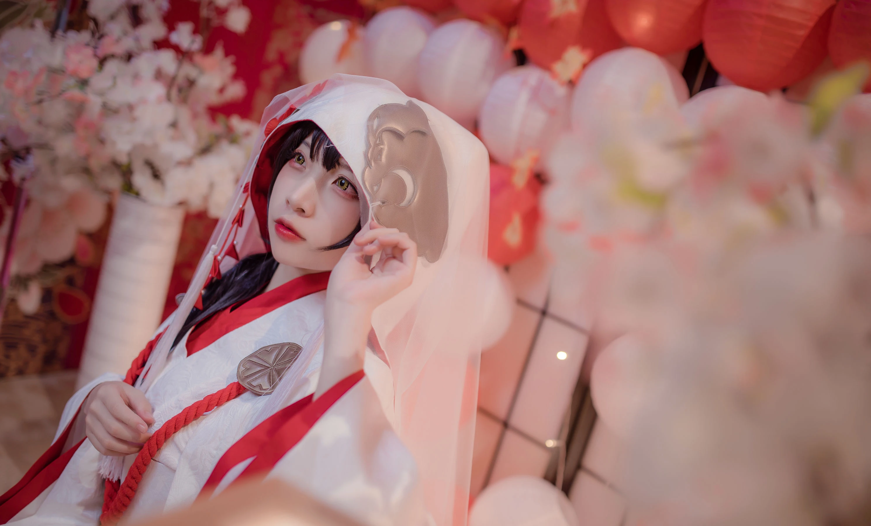 人气Coser二佐Nisa – 花嫁插图3