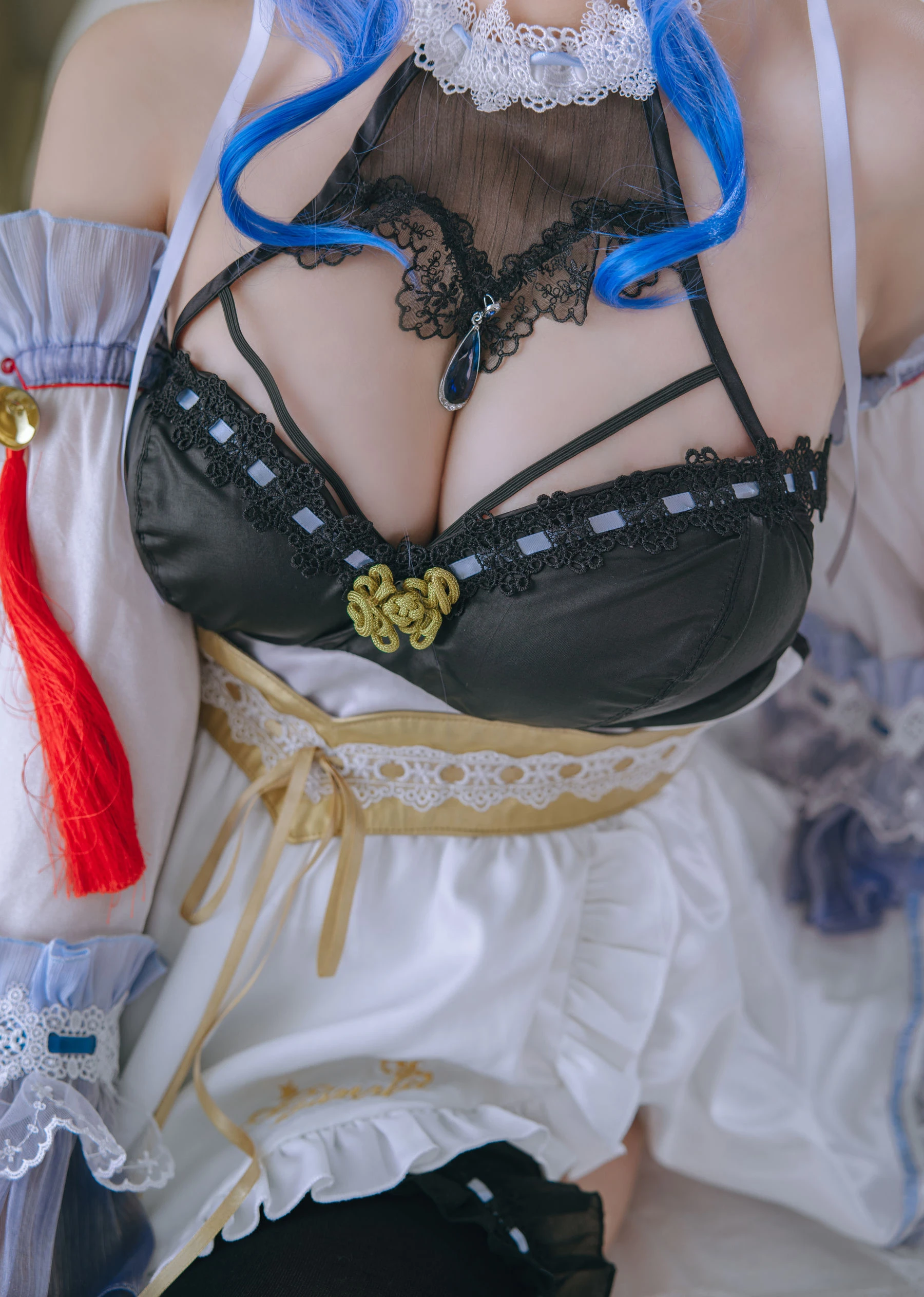 Cosplay日奈娇 – 甘雨女仆 [23P]插图6