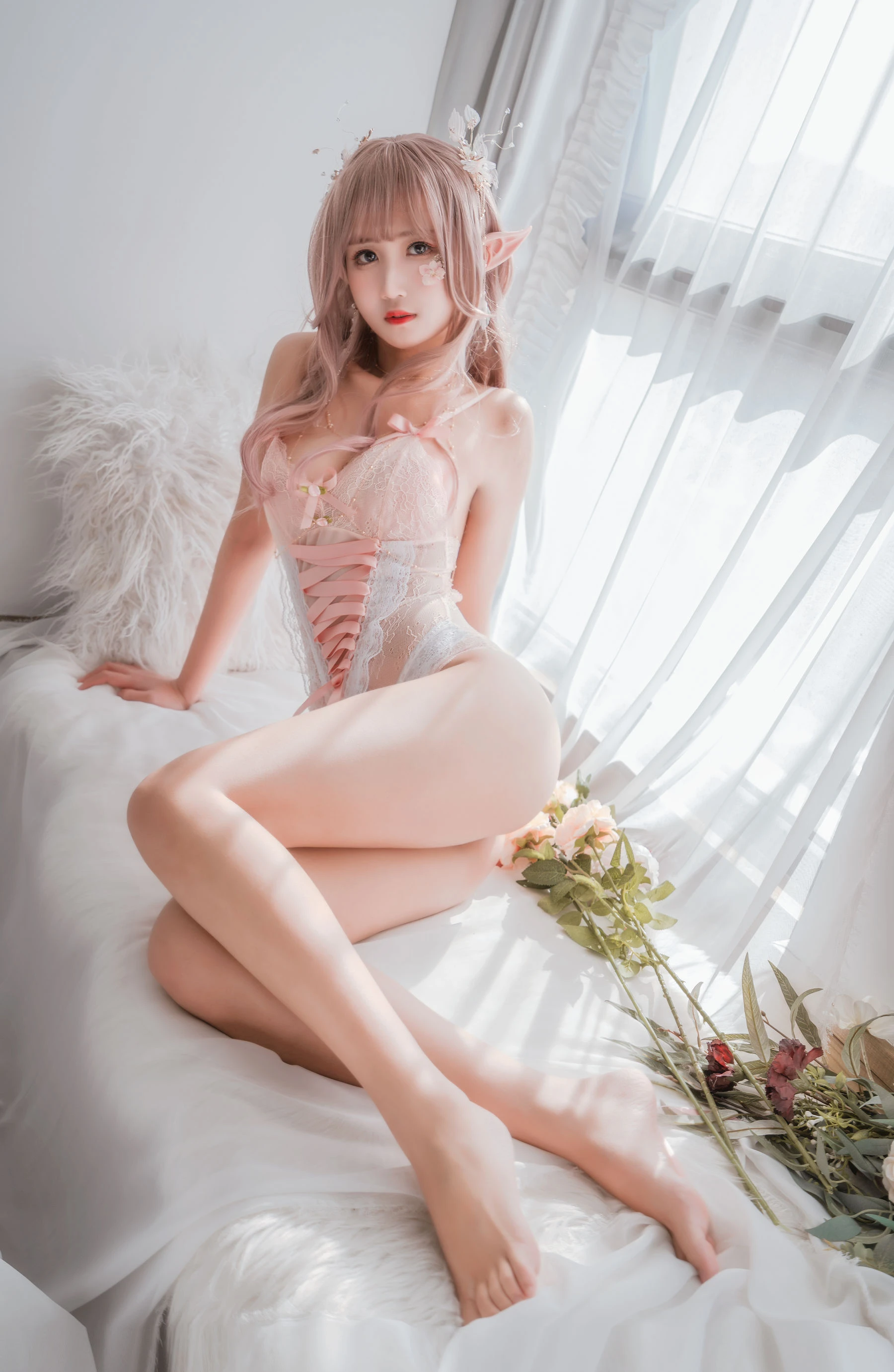 微博妹子三度_69 – 精灵紧身衣插图6