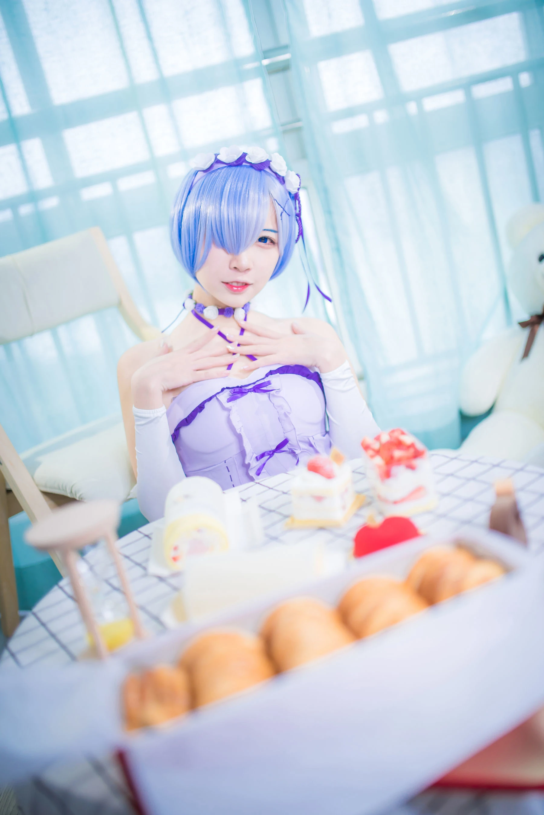 人气Coser二佐Nisa – 蕾姆生日插图5