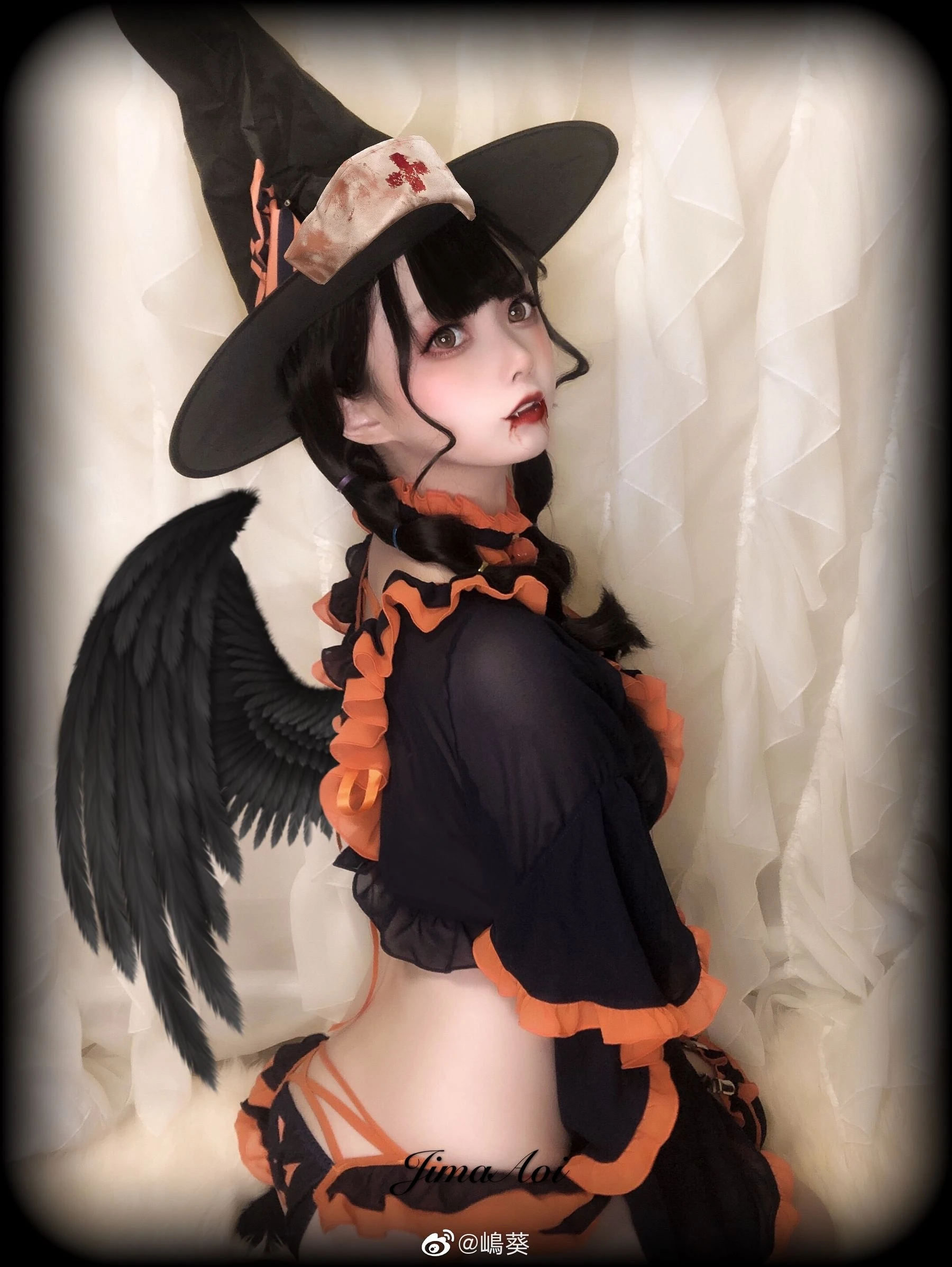微博美女嶋葵 万圣节小恶魔插图3