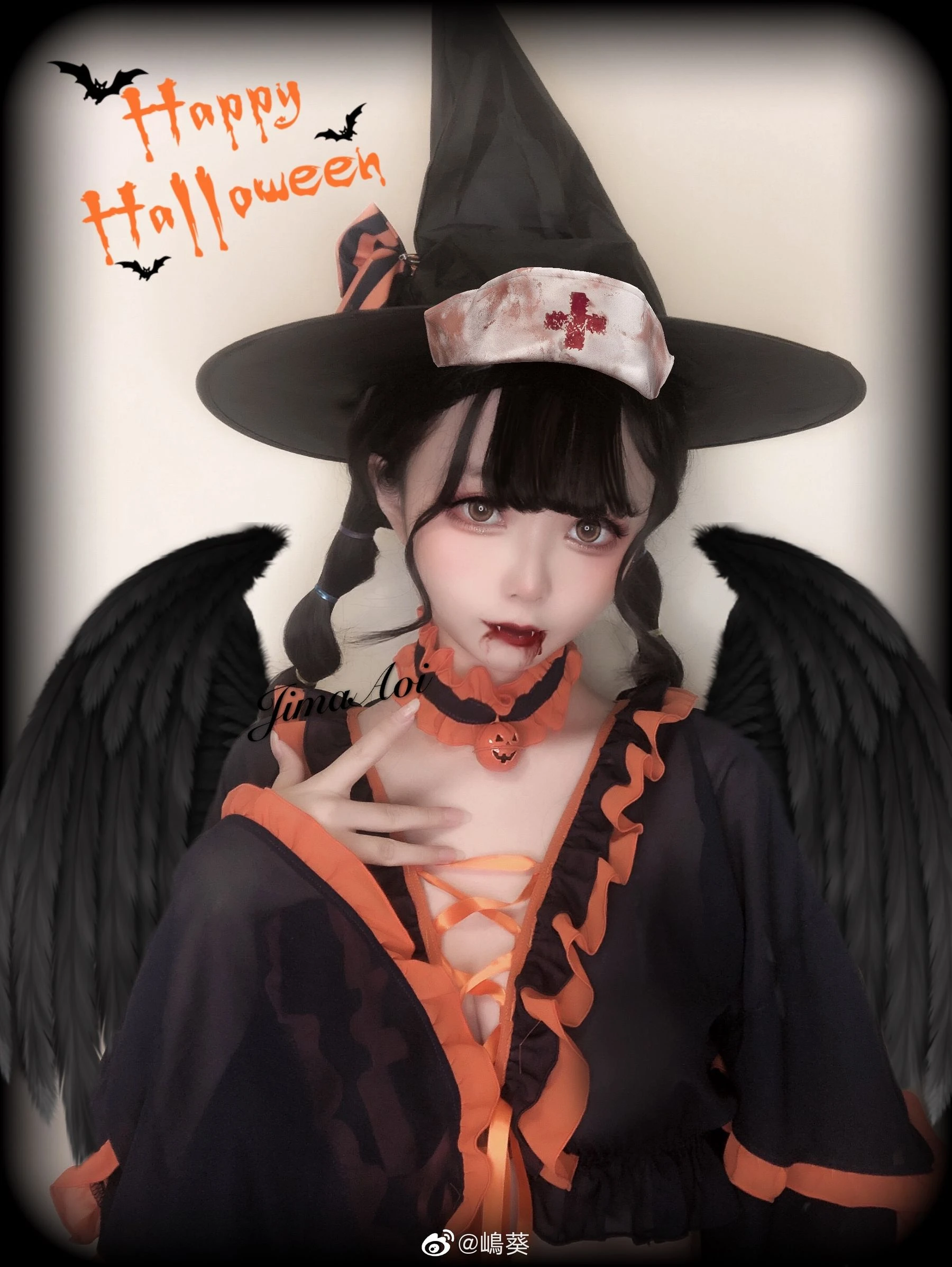 微博美女嶋葵 万圣节小恶魔插图5
