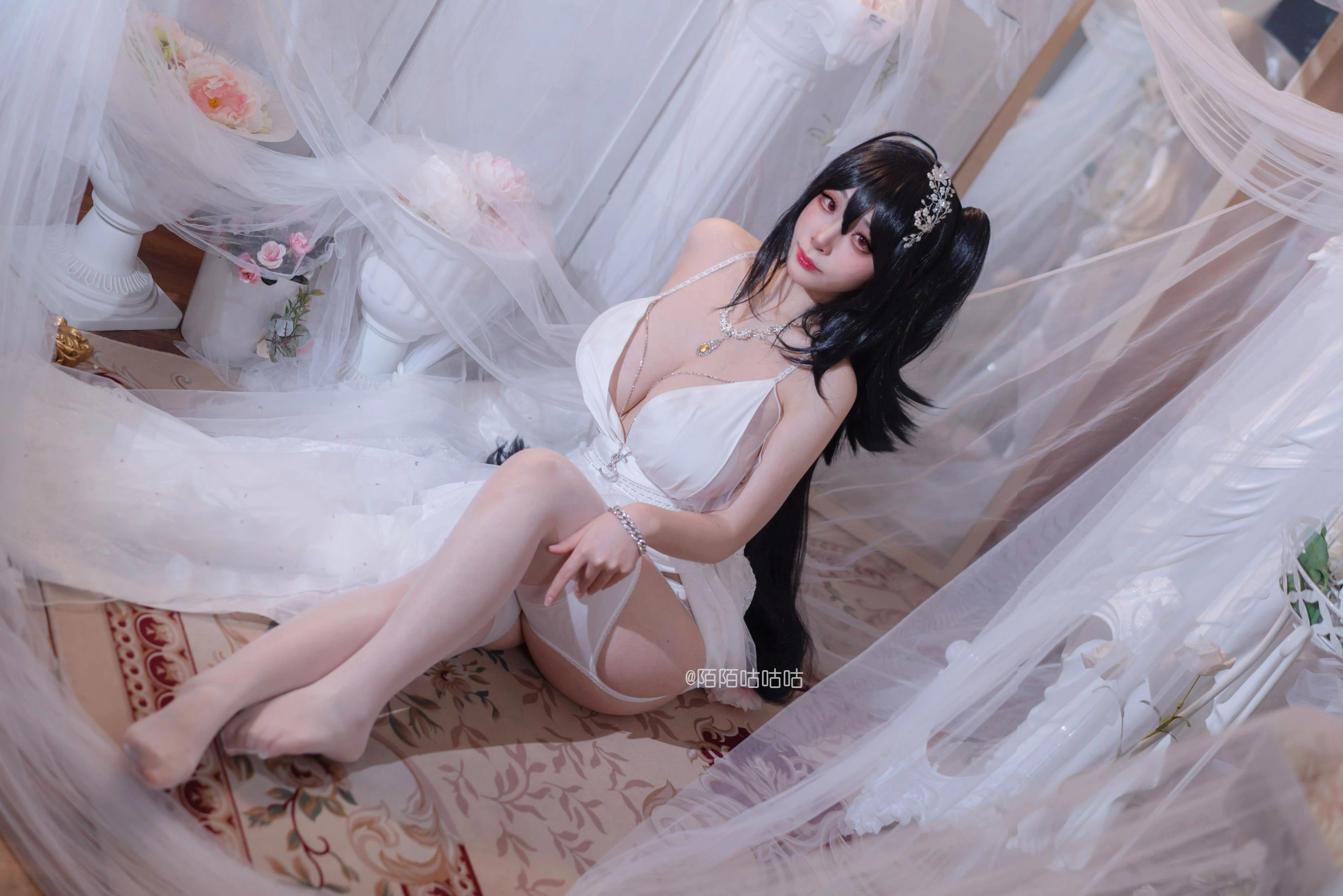 Cosplay美女韶陌陌 – 大凤 婚纱插图7
