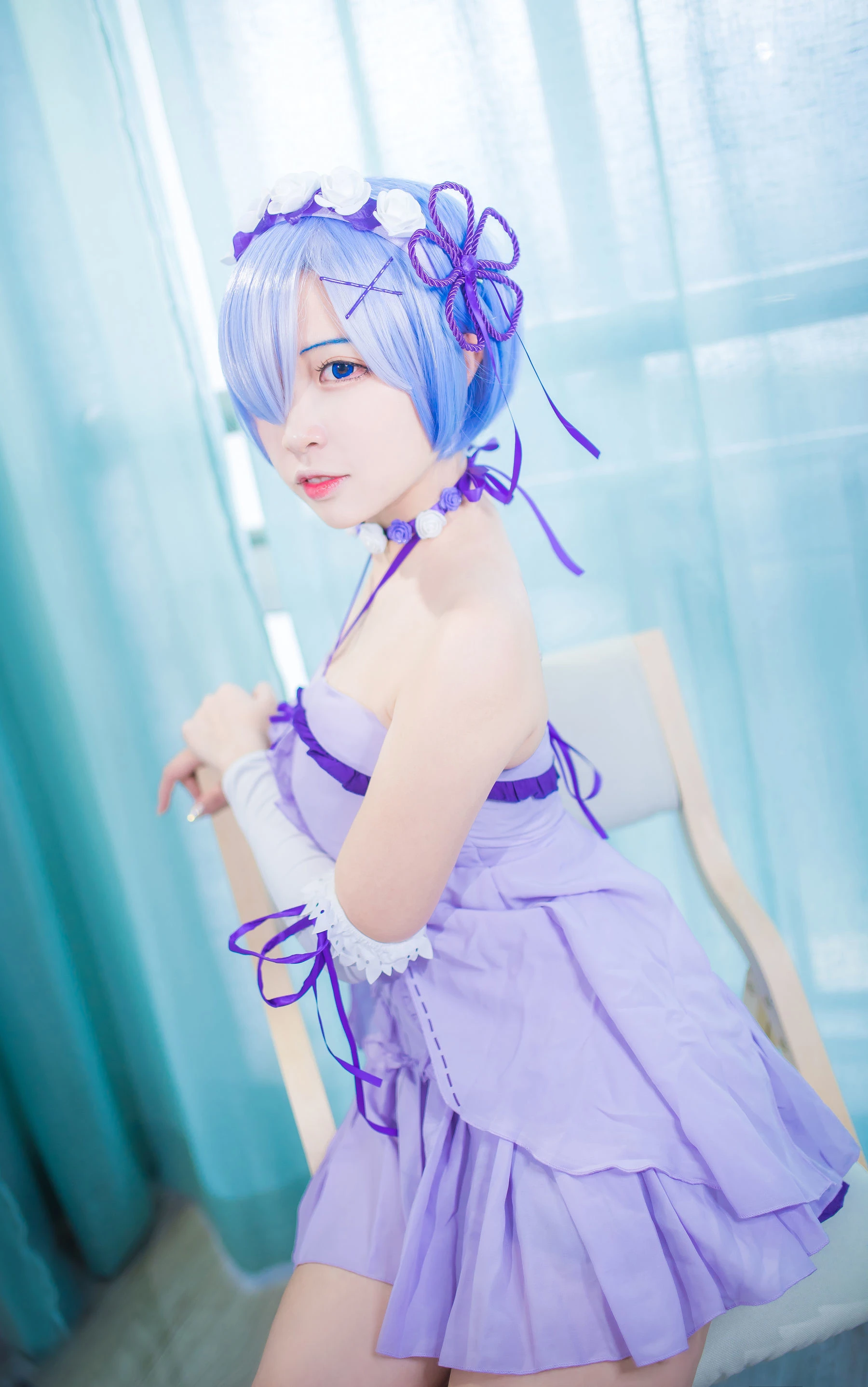 人气Coser二佐Nisa – 蕾姆生日插图3