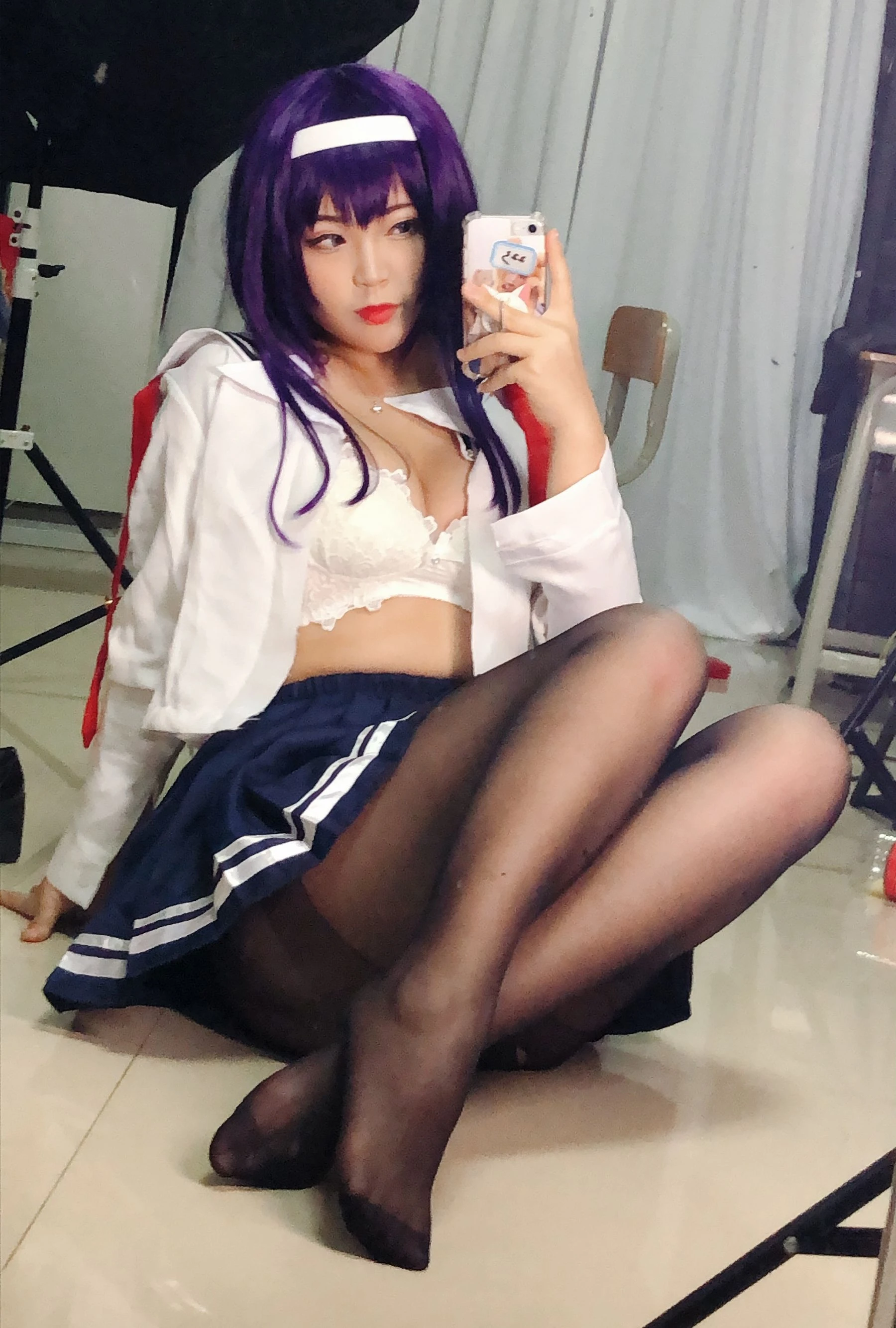 萌系小姐姐-白烨- – 学姐校服插图7