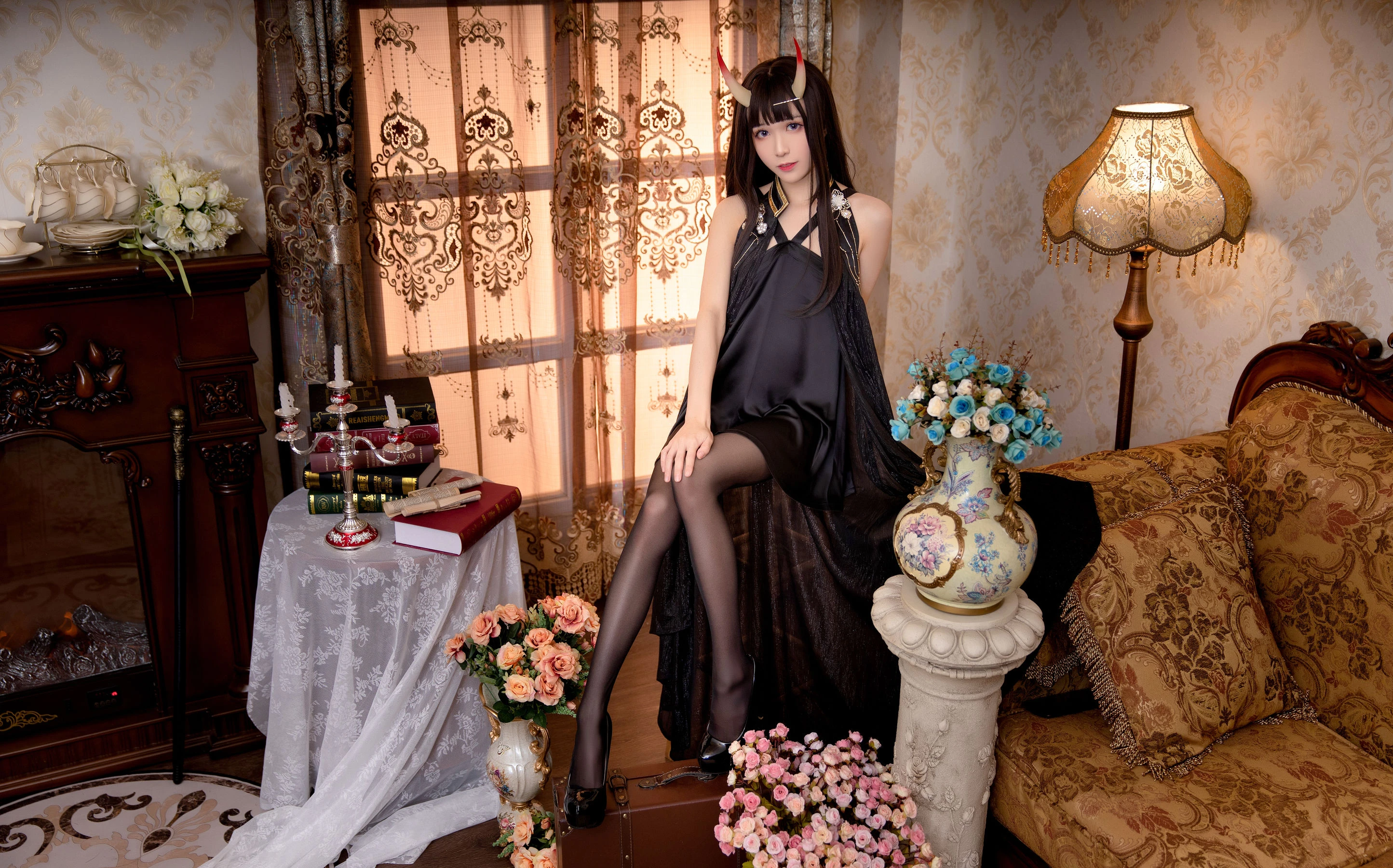 Tomoyo酱 – 碧蓝 能代礼服插图3