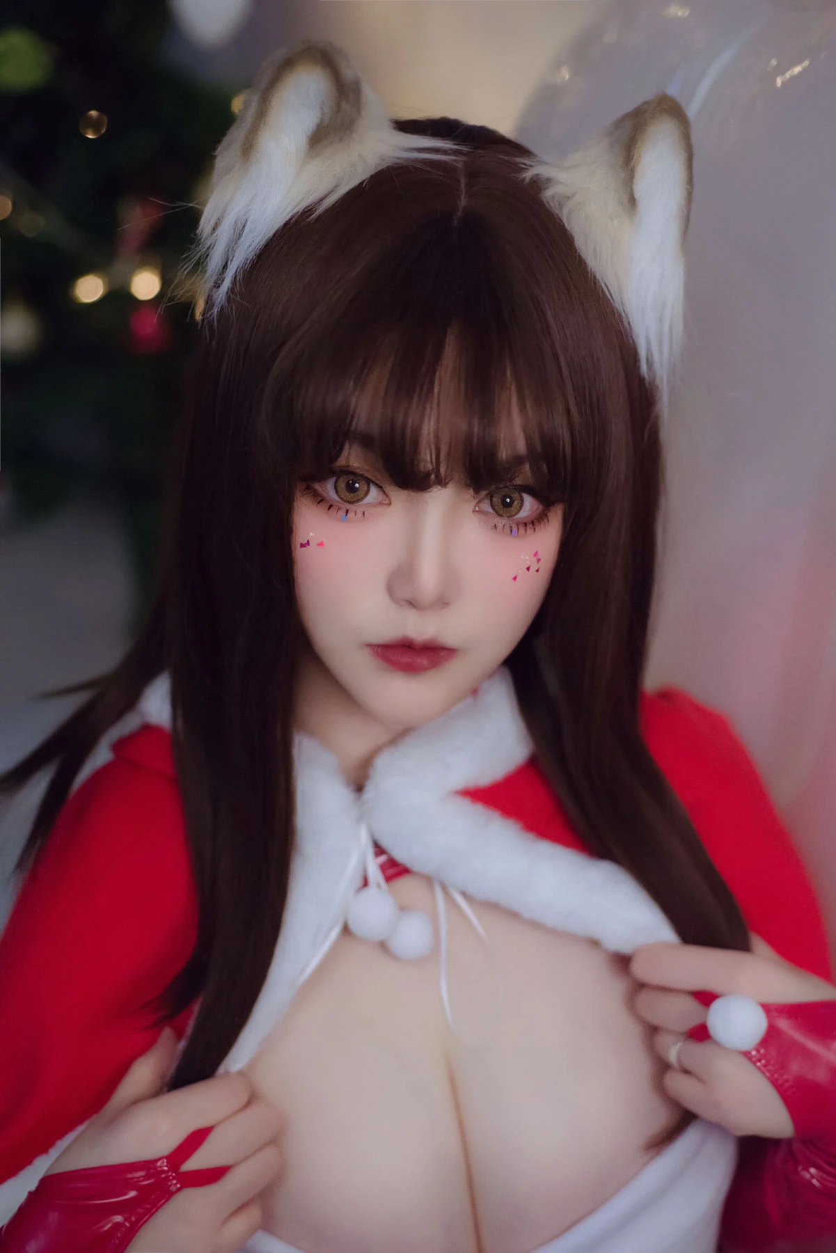 佳奈喵 – 雪夜锦礼插图1